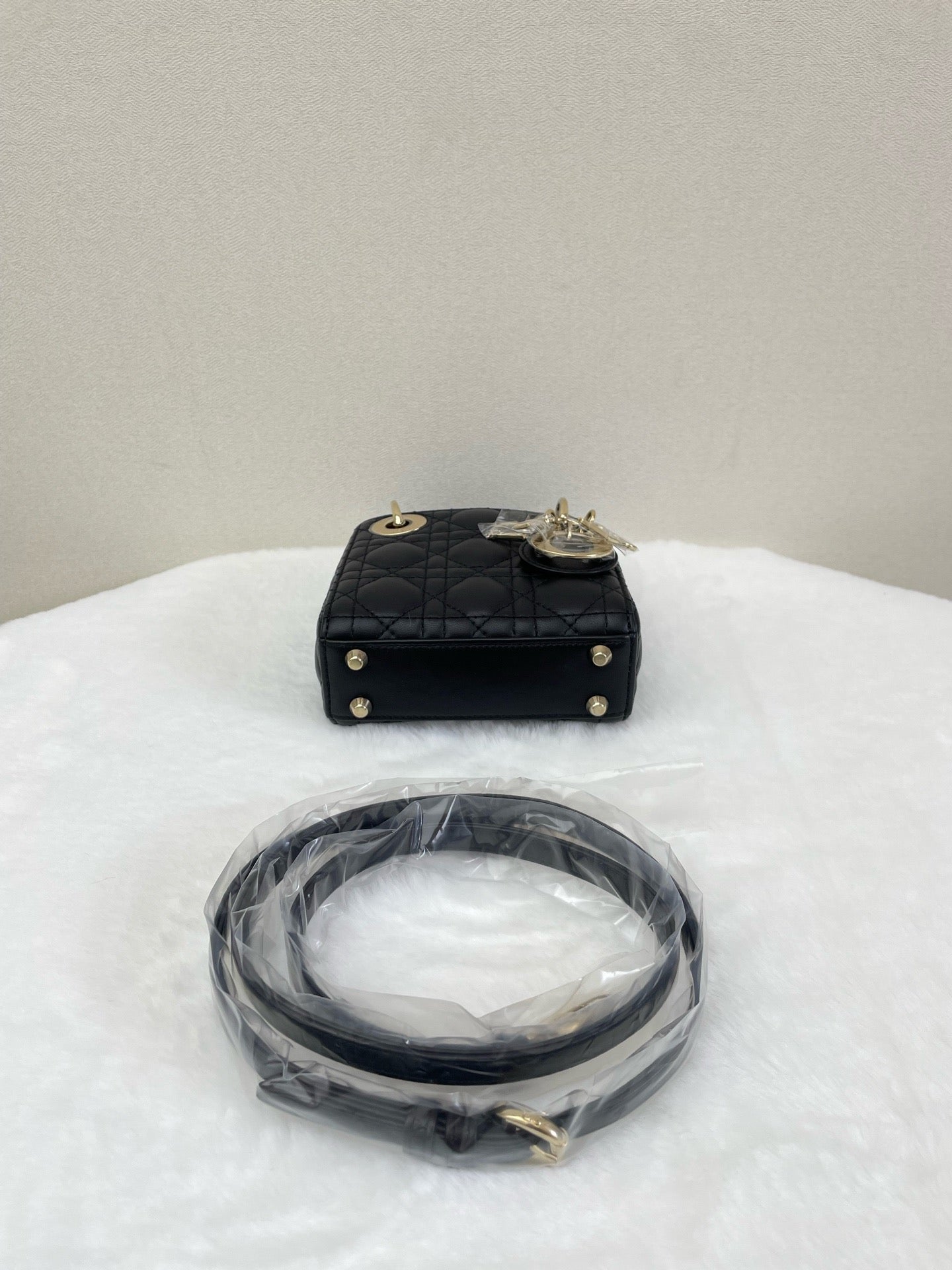 Dior - Lady Dior - Leather - Black - (mini)