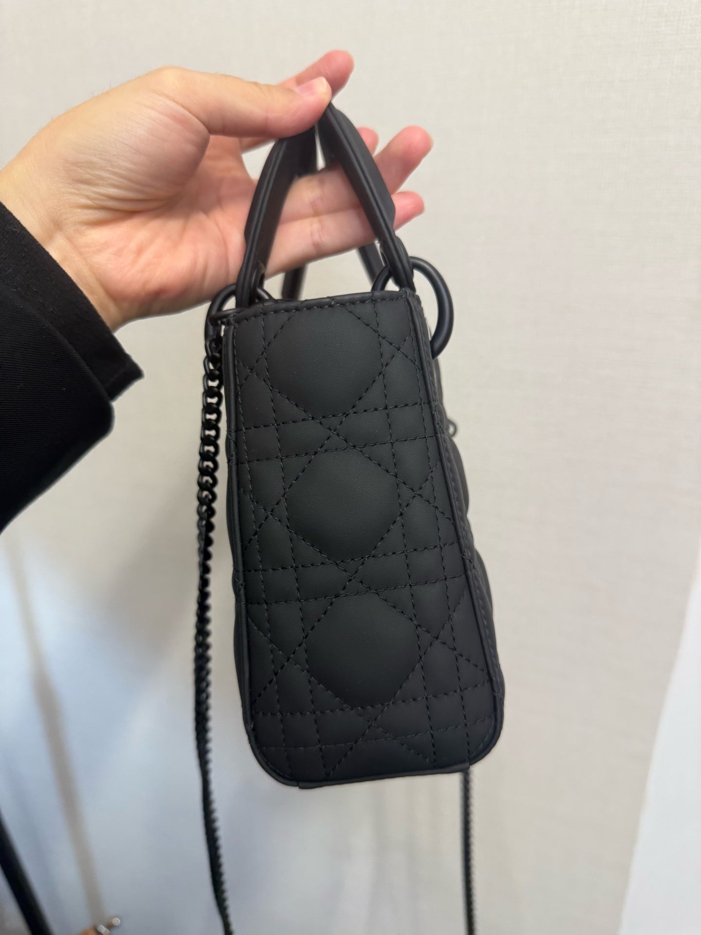 Dior - Lady Dior - Leather - Black - (mini)