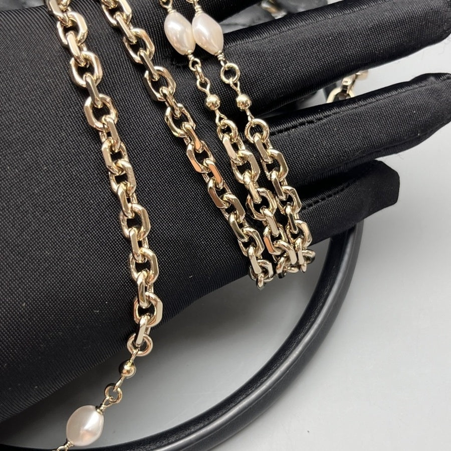 Dior - Lady Dior - Leather - Black - (mini)