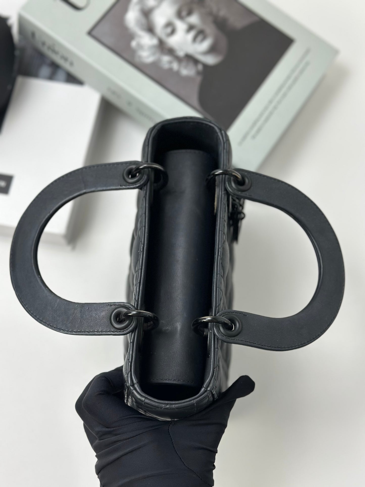 Dior - Lady Dior - Leather - Black - (mini)