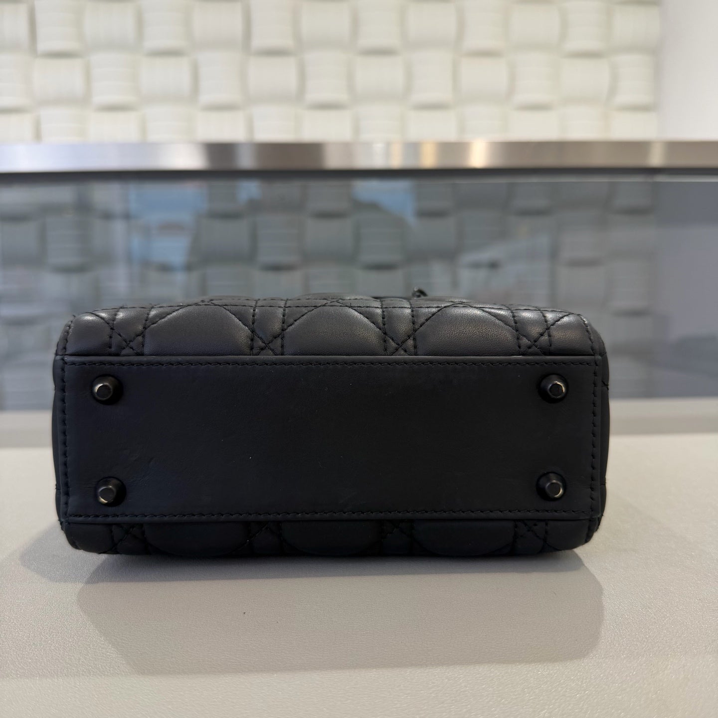 Dior - Lady Dior - Leather - Black - (mini)