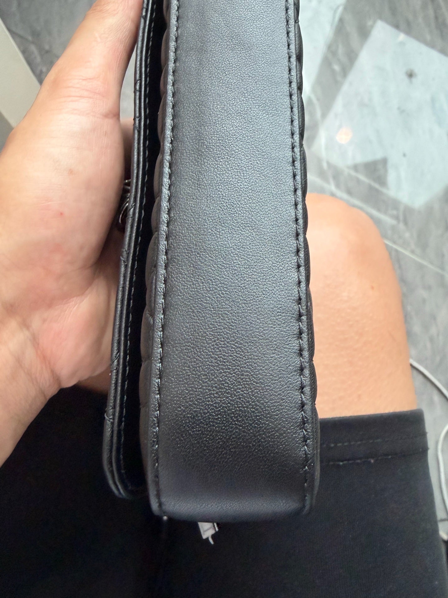 Dior - Lady Dior - Leather - Black - (mini)