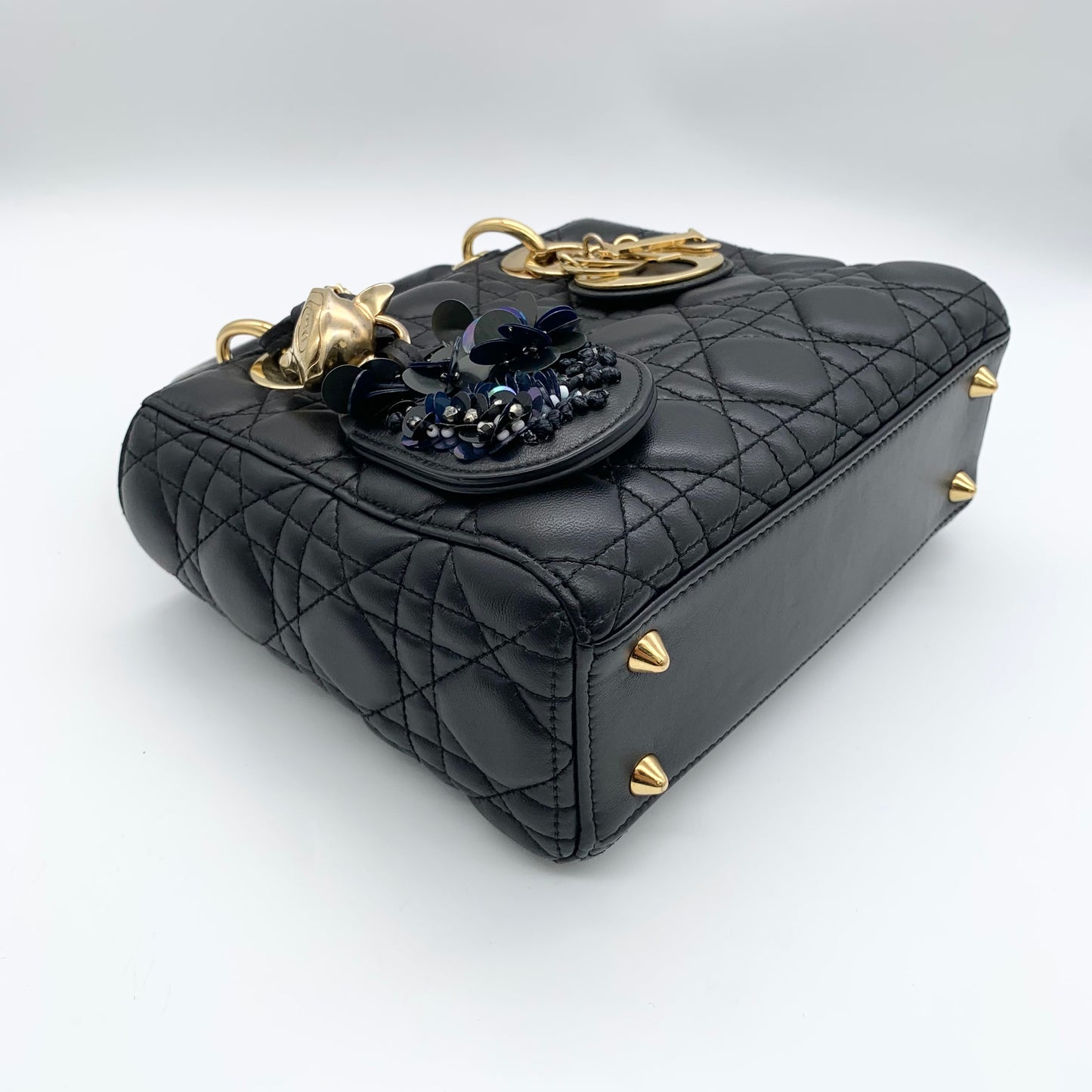 Dior - Lady Dior - Leather - Black - (mini)