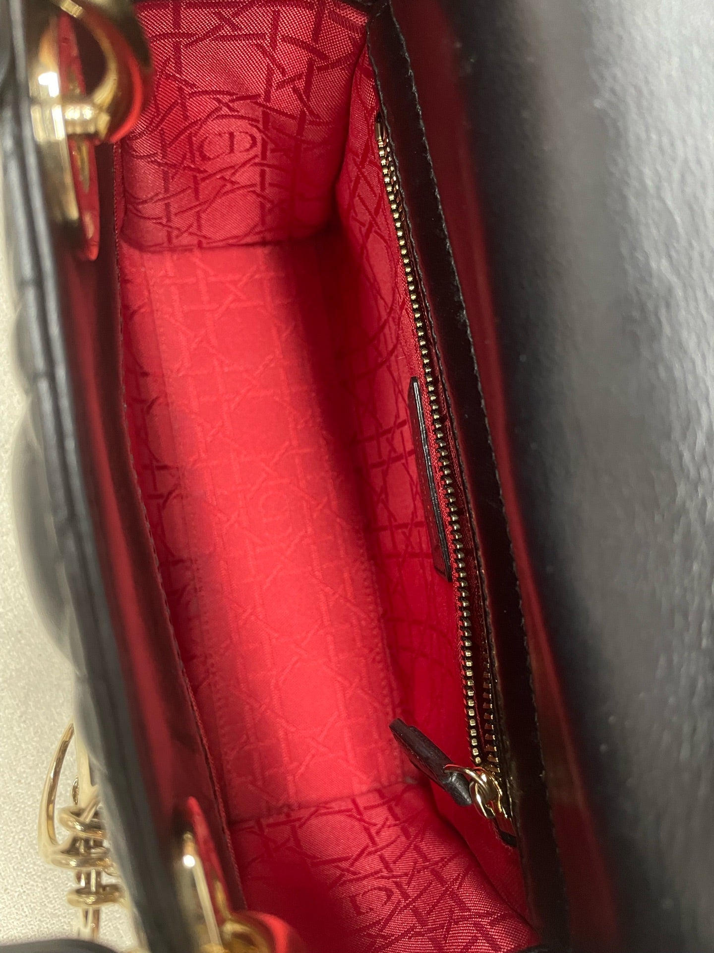 Dior - Lady Dior - Leather - Black - (mini)