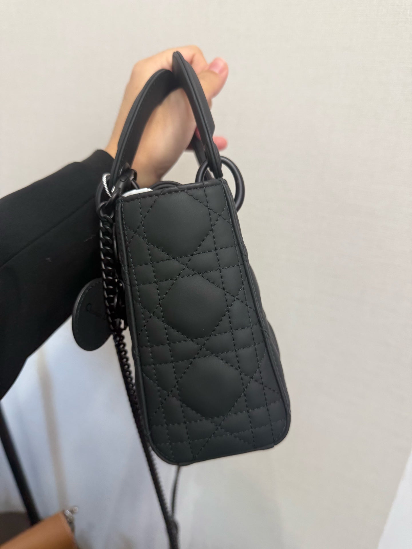 Dior - Lady Dior - Leather - Black - (mini)