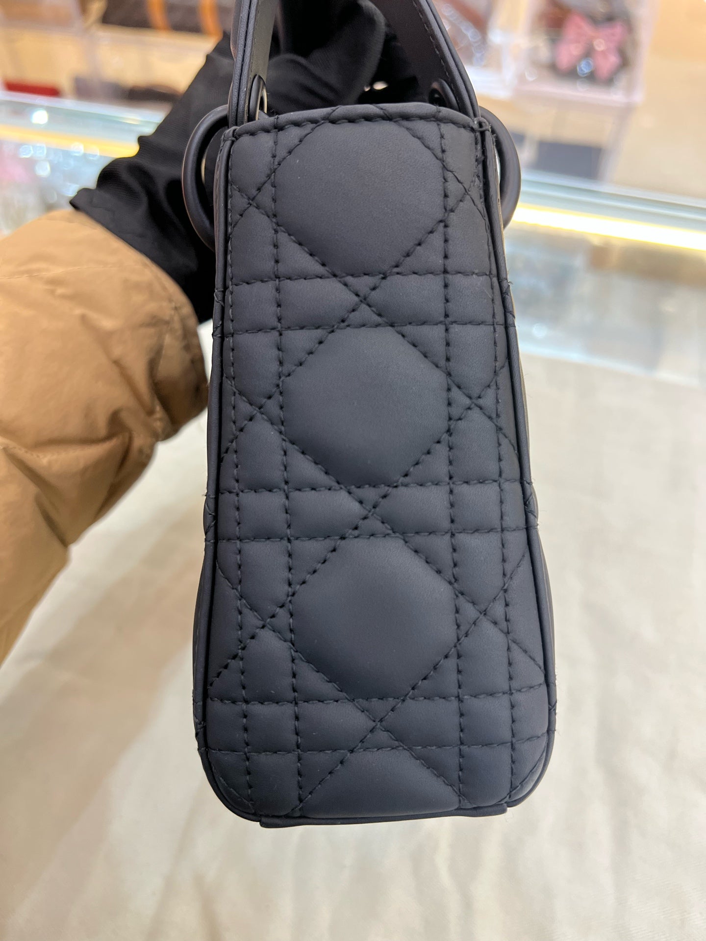 Dior - Lady Dior - Leather - Black - (mini)
