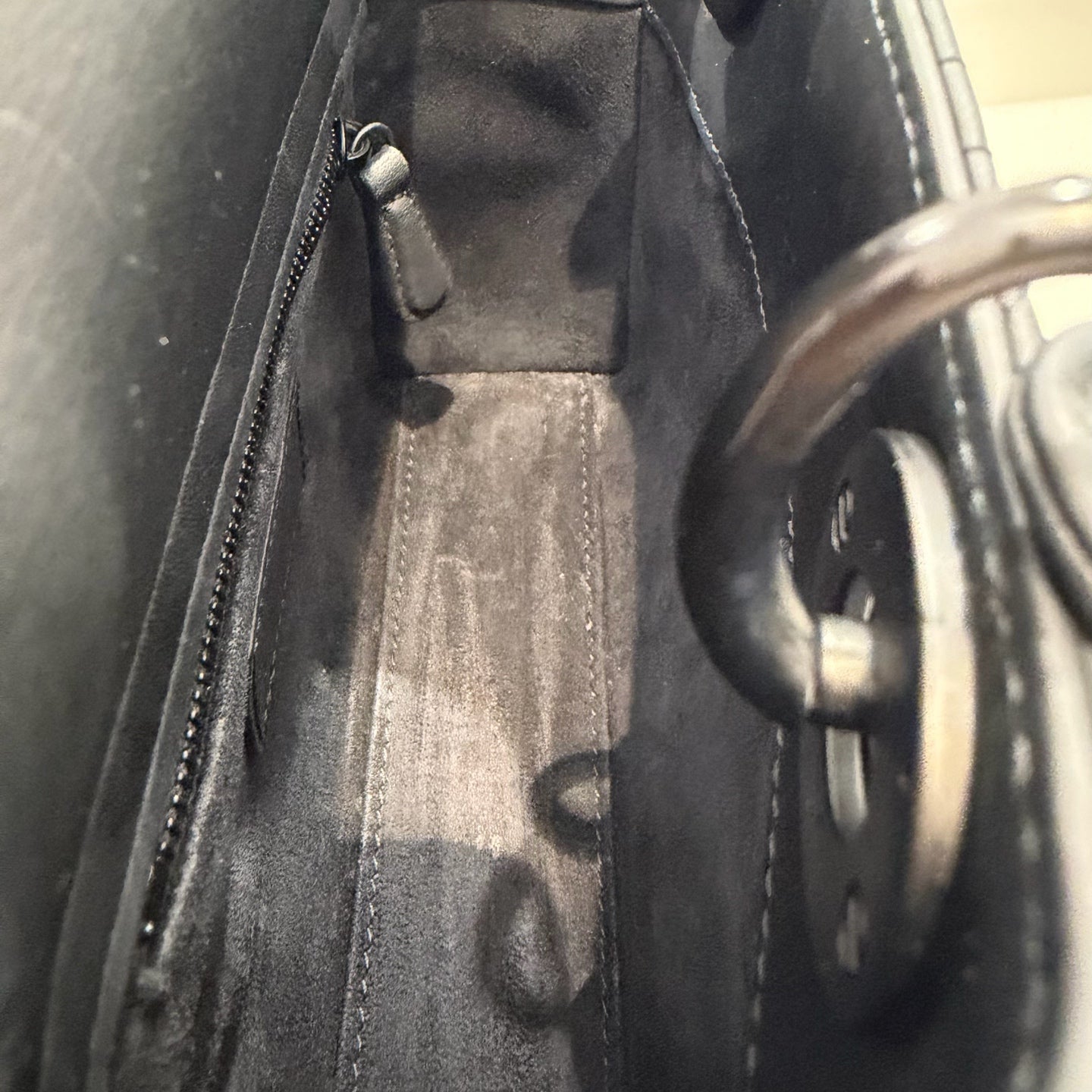 Dior - Lady Dior - Leather - Black - (mini)
