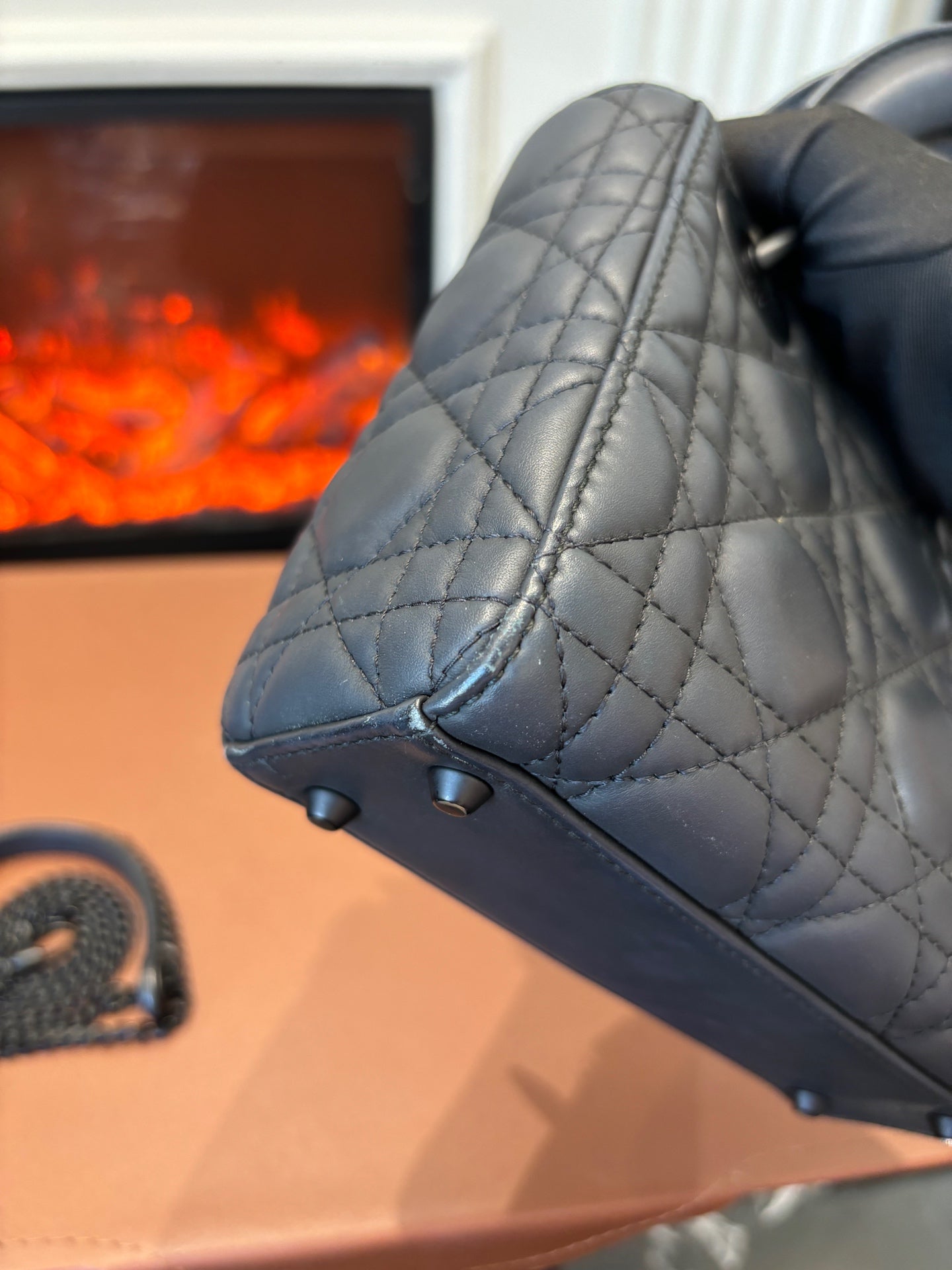 Dior - Lady Dior - Leather - Black - (mini)