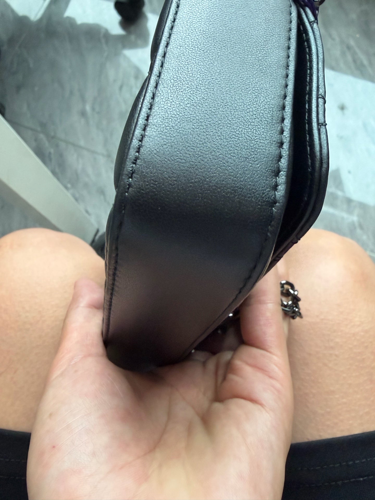 Dior - Lady Dior - Leather - Black - (mini)
