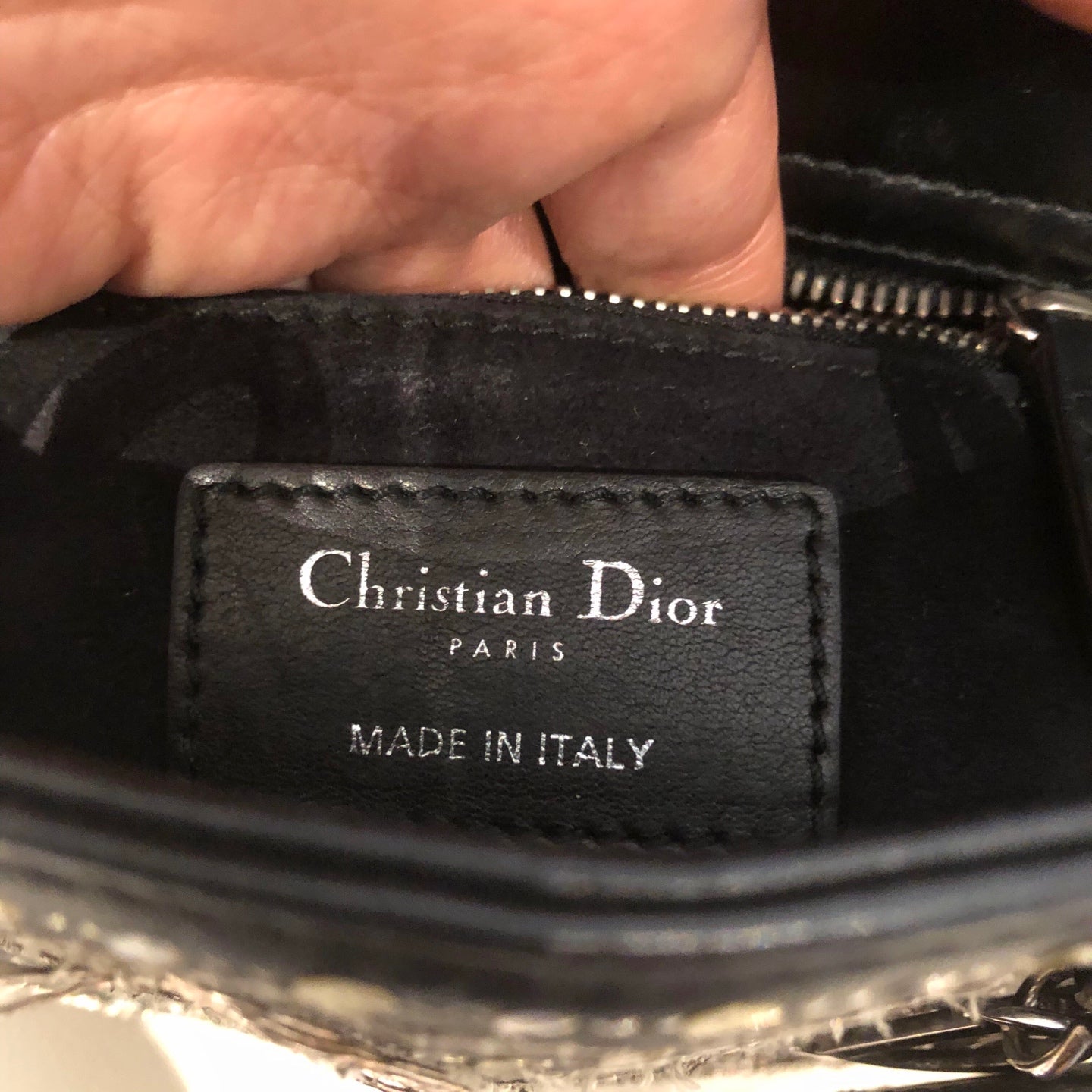 Dior - Lady Dior - Leather - Black - (mini)