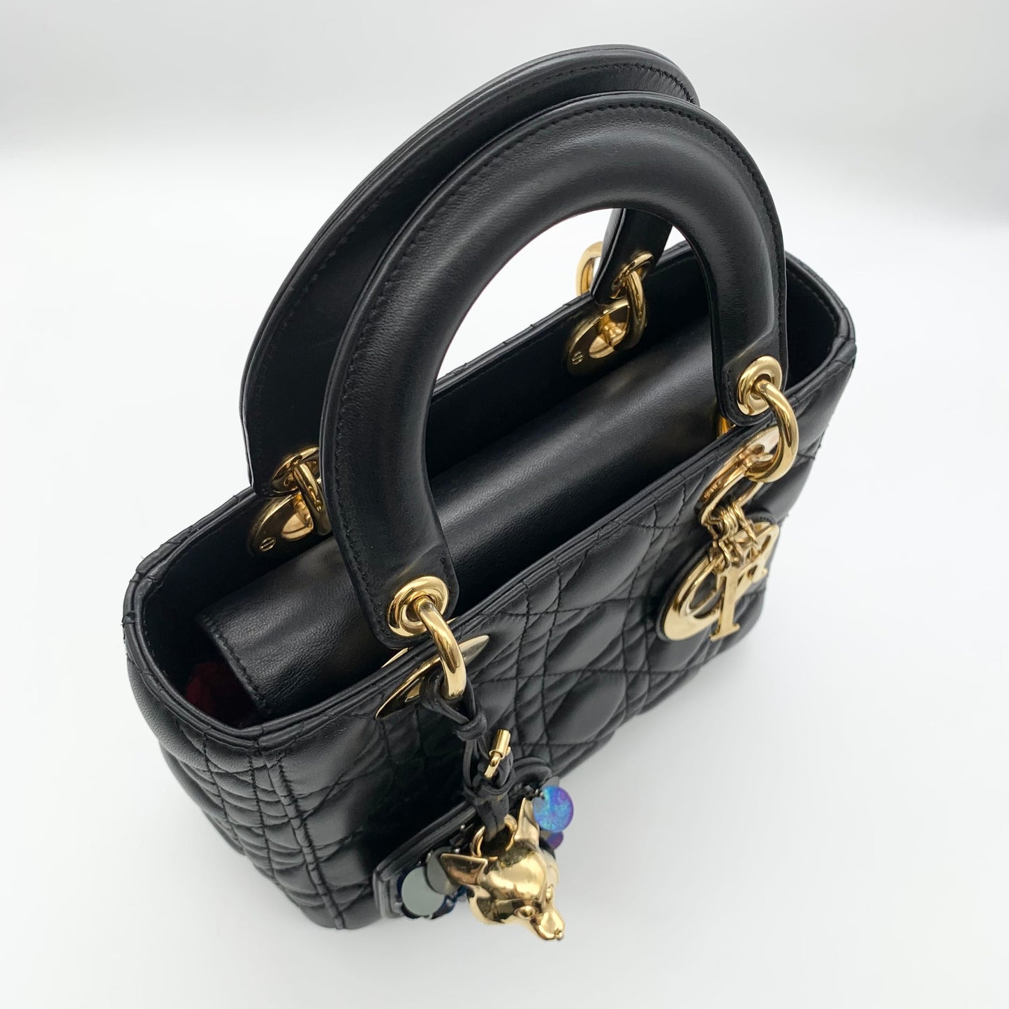 Dior - Lady Dior - Leather - Black - (mini)