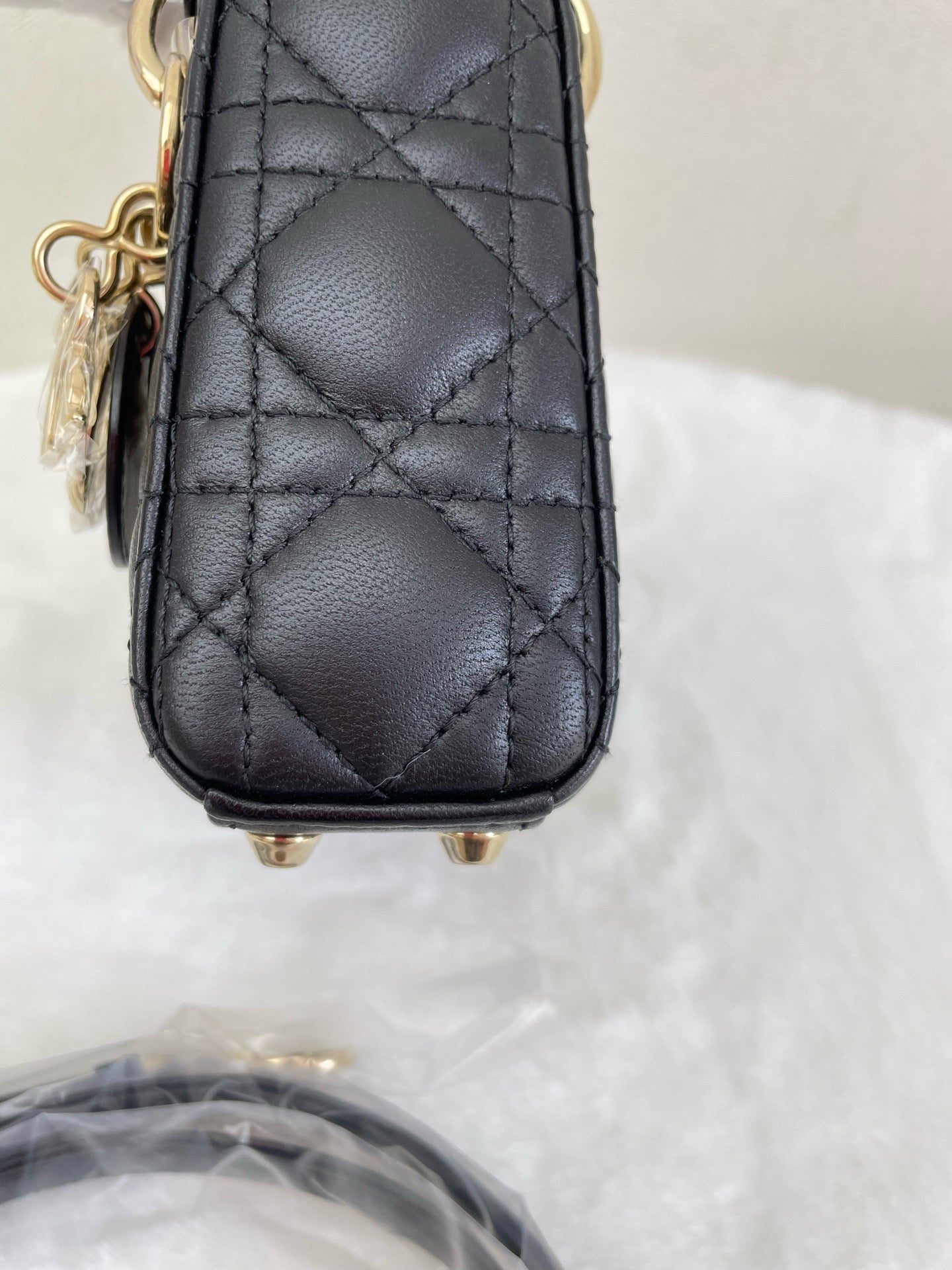 Dior - Lady Dior - Leather - Black - (mini)
