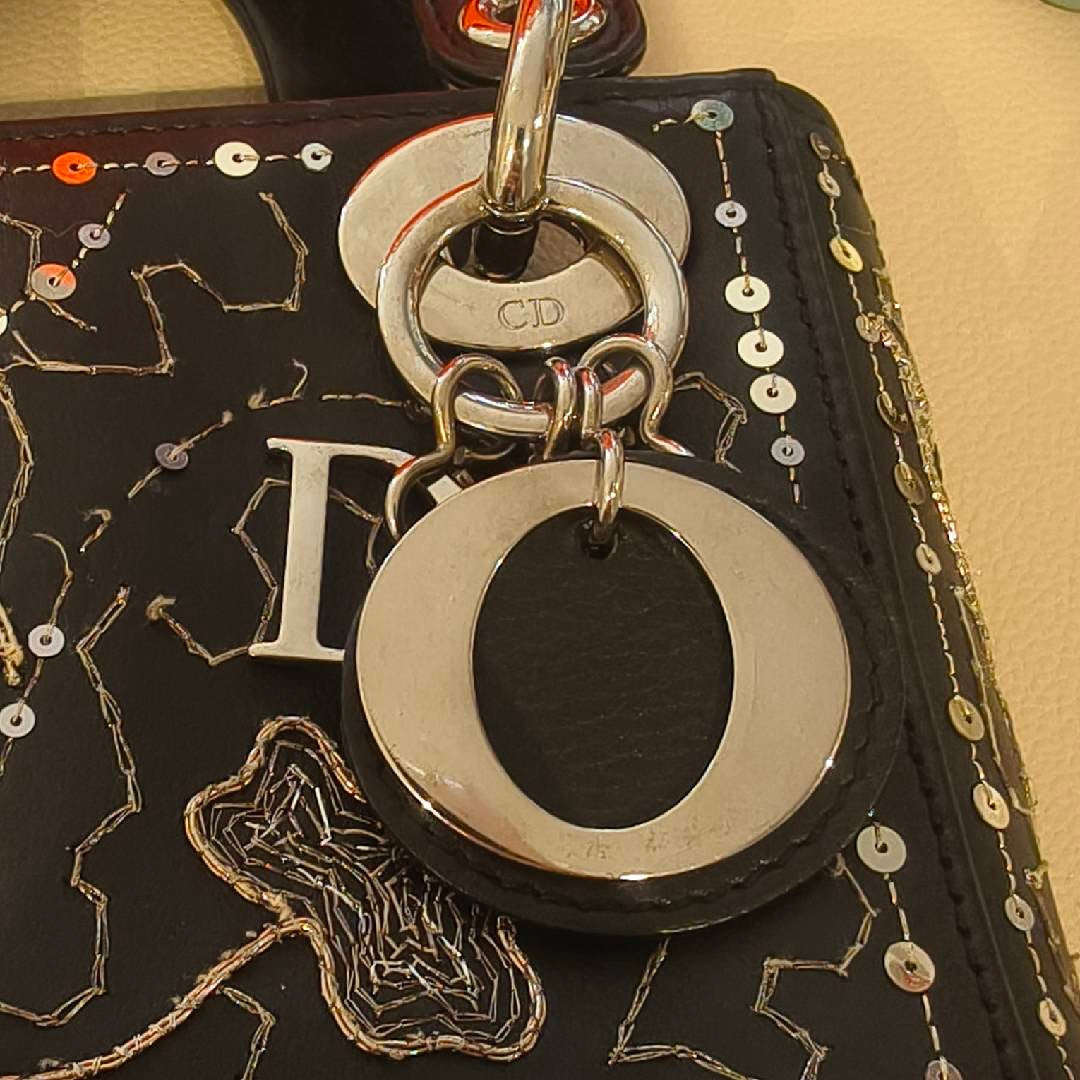 Dior - Lady Dior - Leather - Black - (mini)