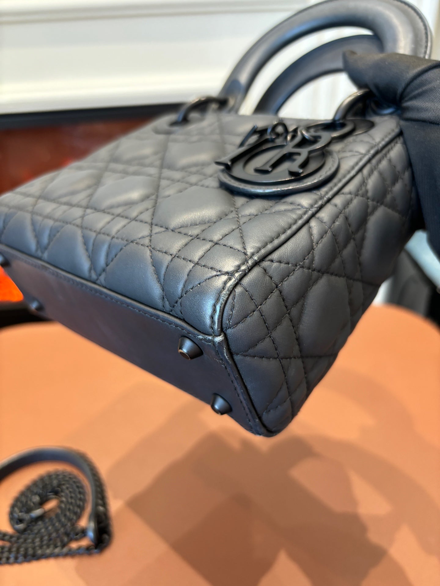 Dior - Lady Dior - Leather - Black - (mini)