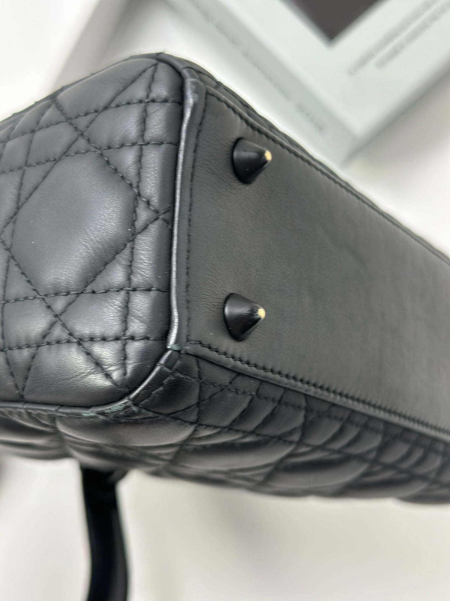Dior - Lady Dior - Leather - Black - (mini)