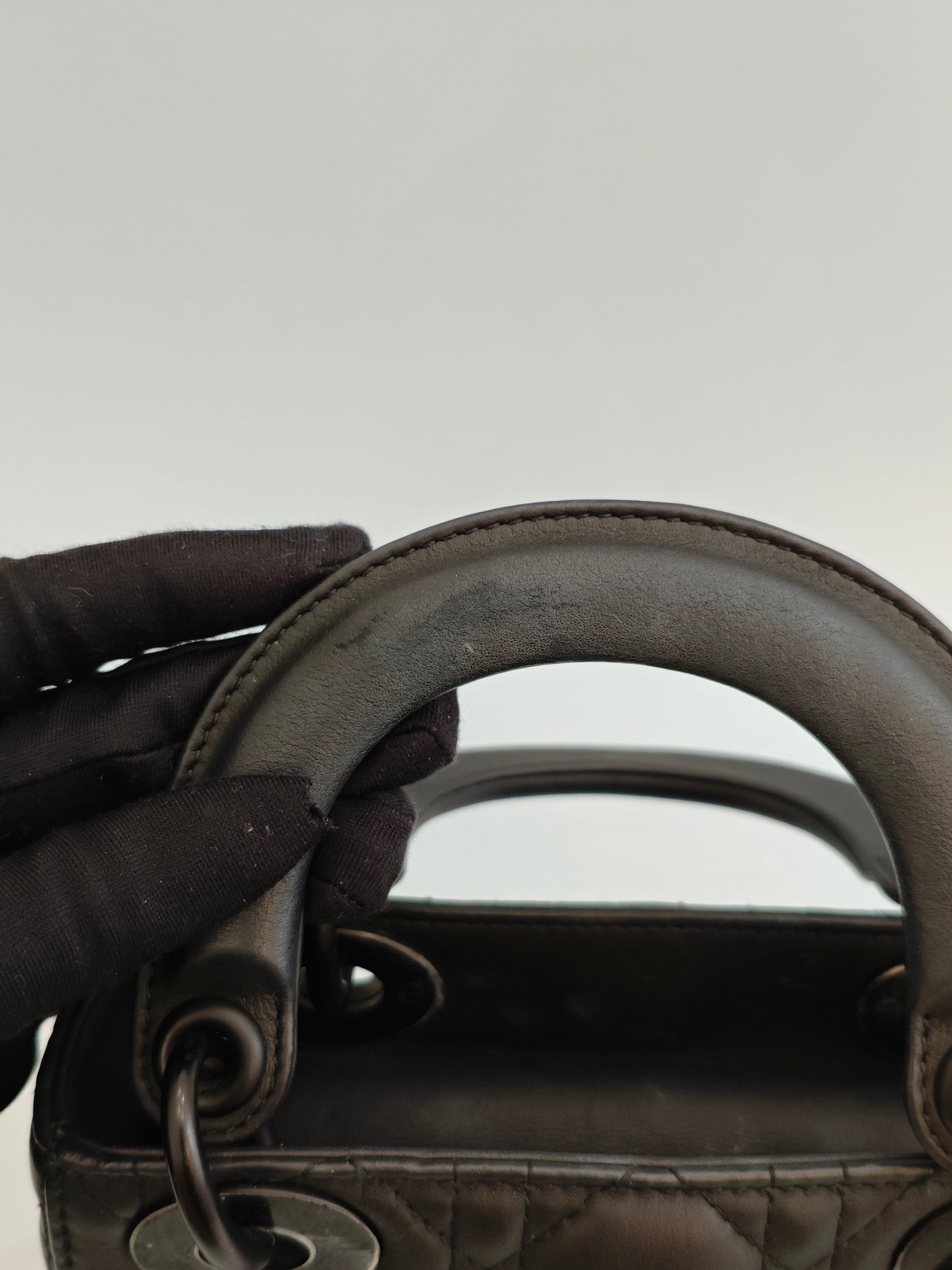 Dior - Lady Dior - Leather - Black - (mini)