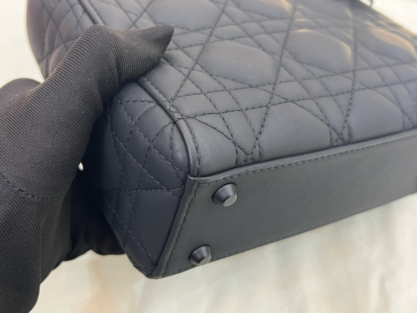 Dior - Lady Dior - Leather - Black - (mini)