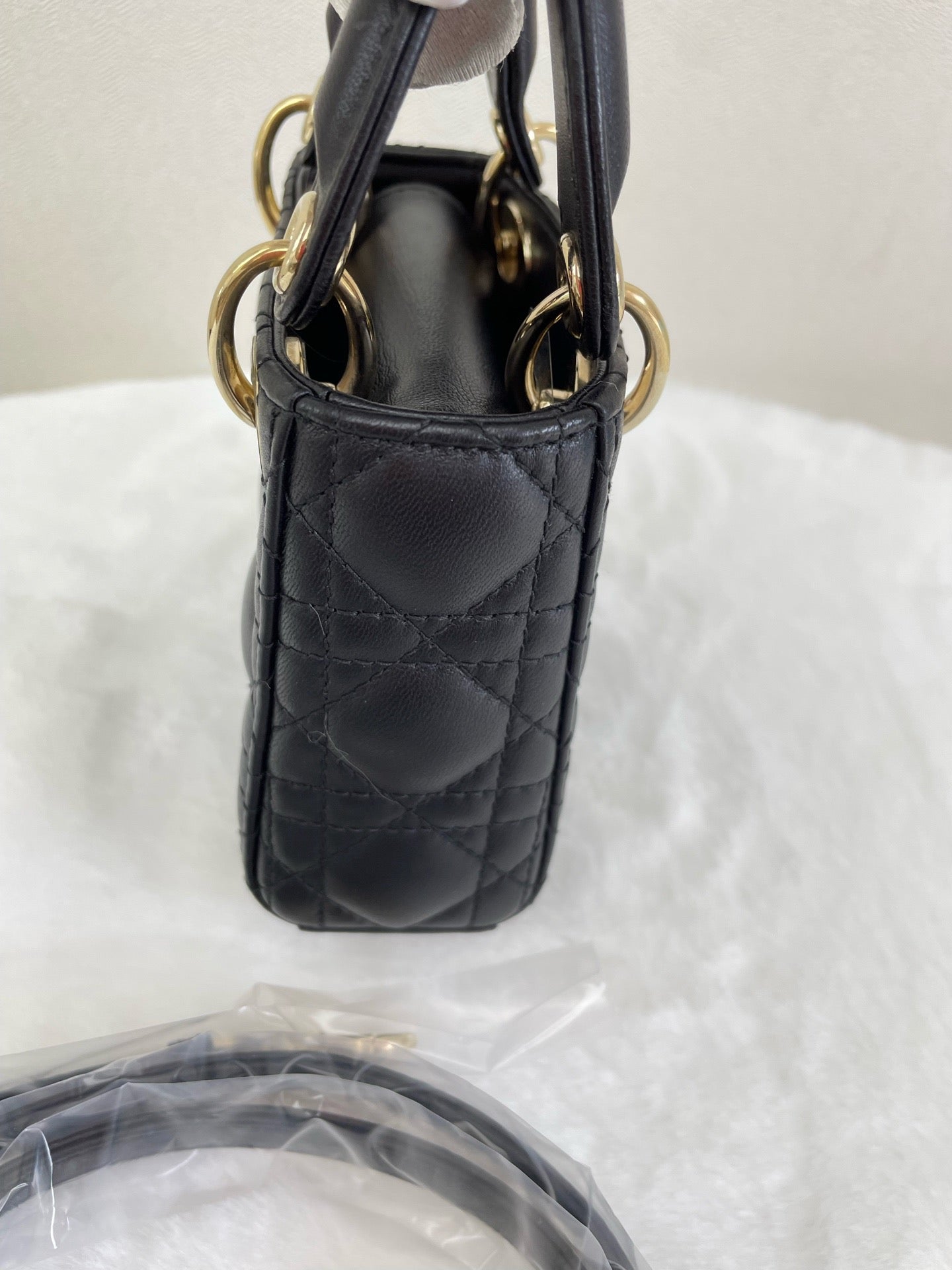 Dior - Lady Dior - Leather - Black - (mini)