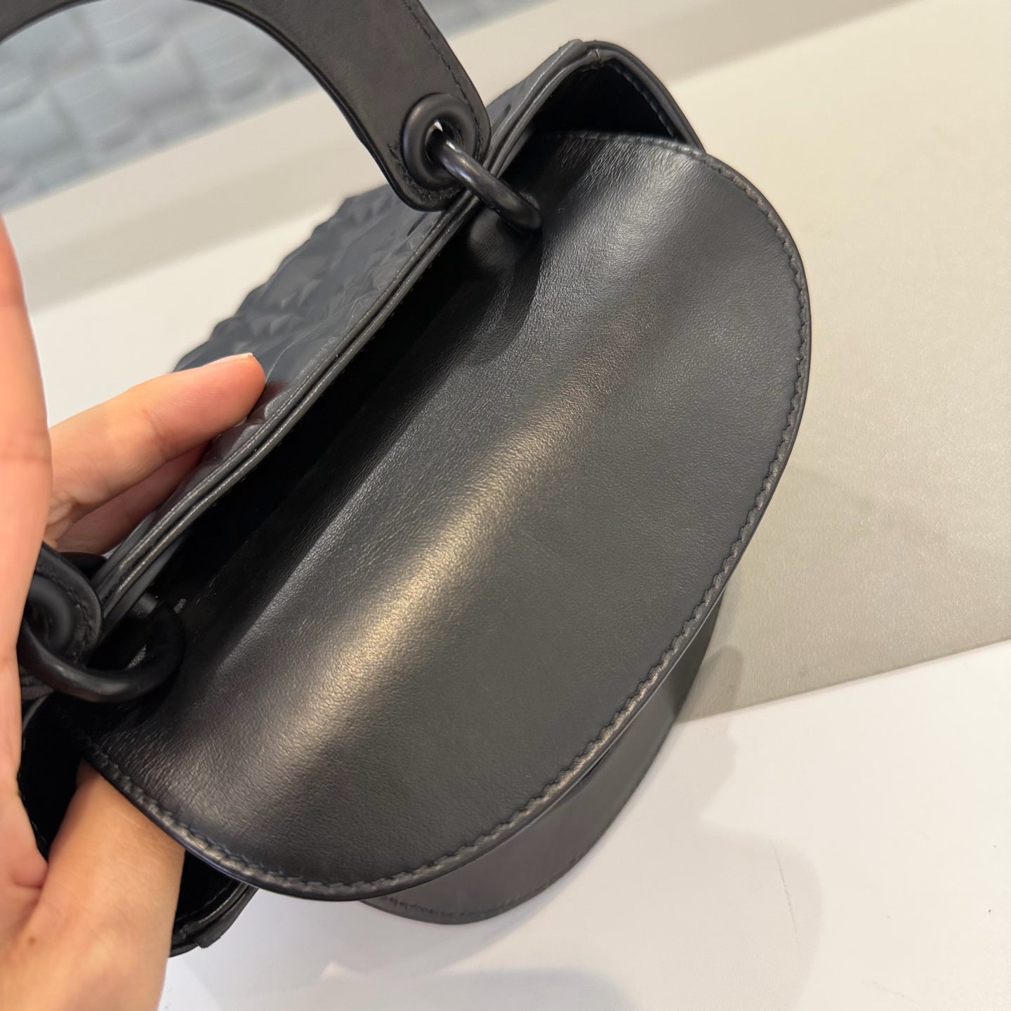Dior - Lady Dior - Leather - Black - (mini)