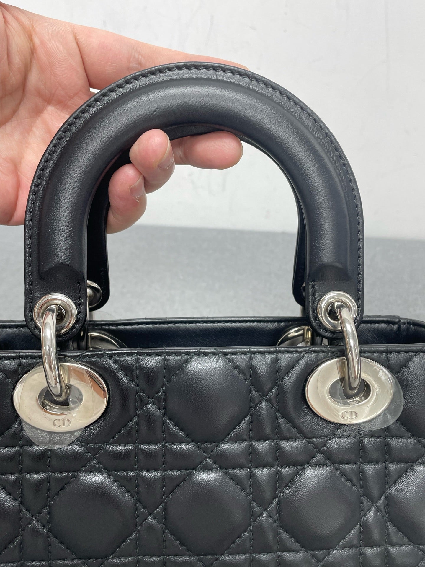 Dior - Lady Dior - Leather - Black - (mini)