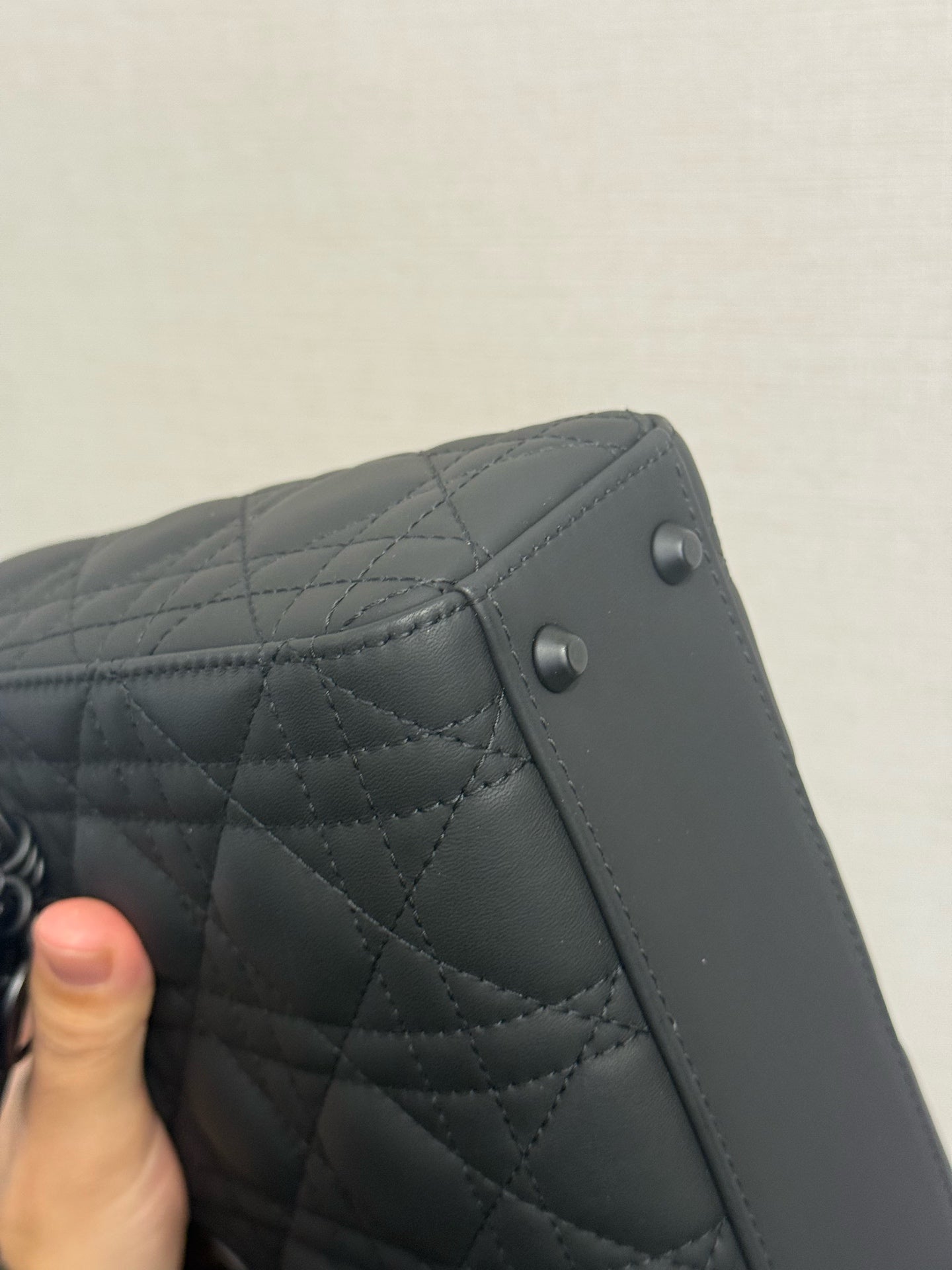 Dior - Lady Dior - Leather - Black - (mini)