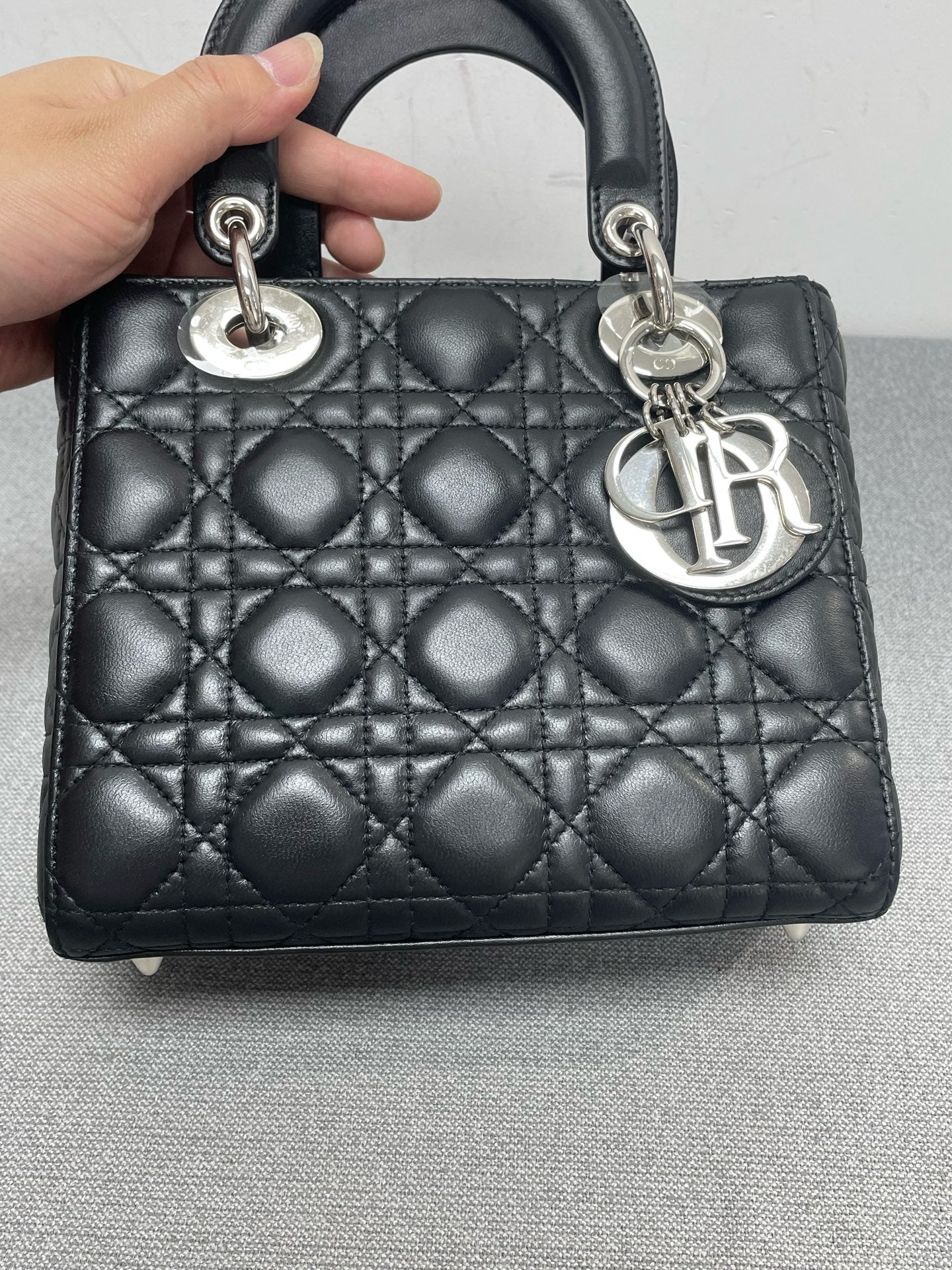 Dior - Lady Dior - Leather - Black - (mini)