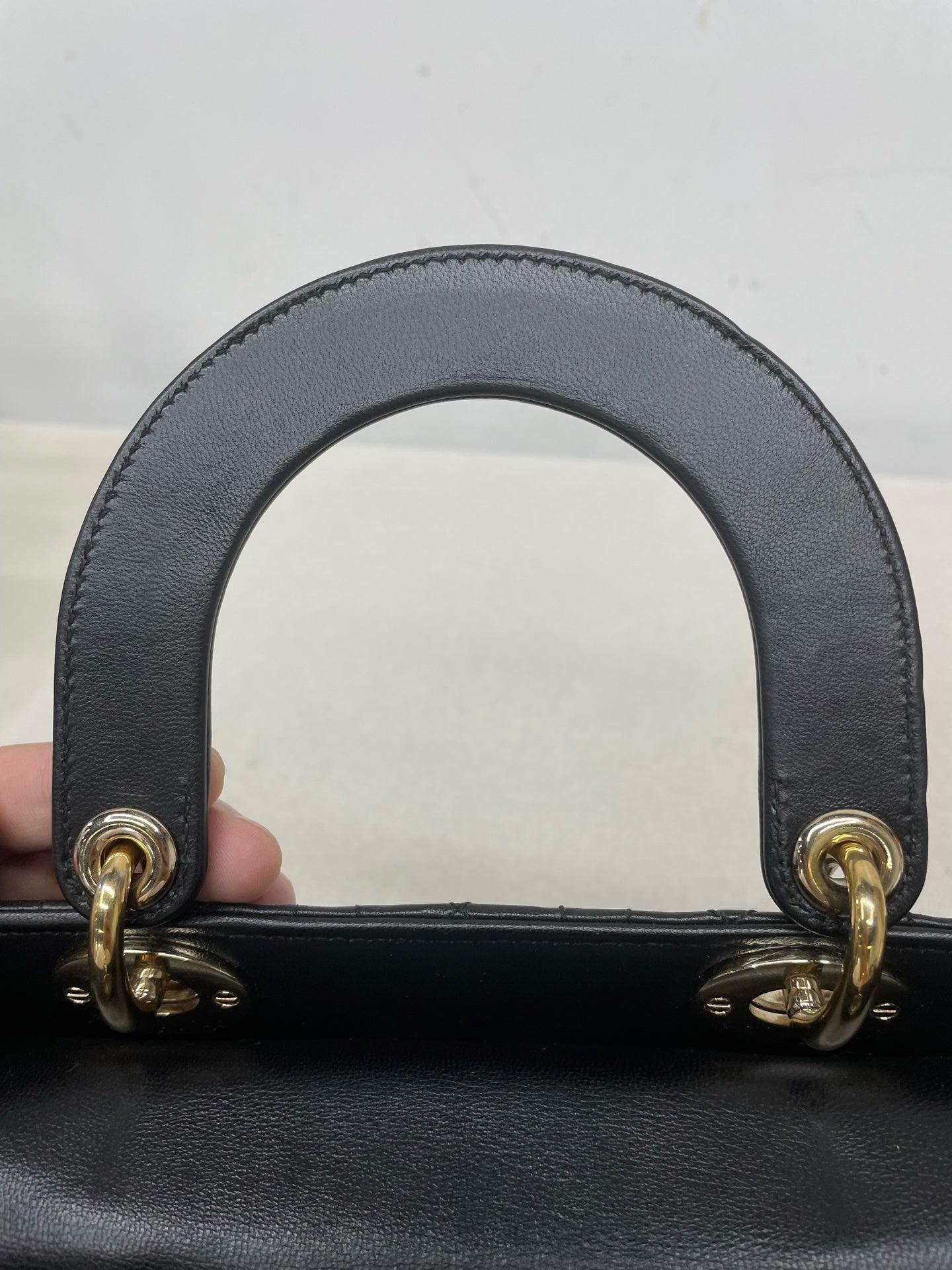 Dior - Lady Dior - Leather - Black - (mini)