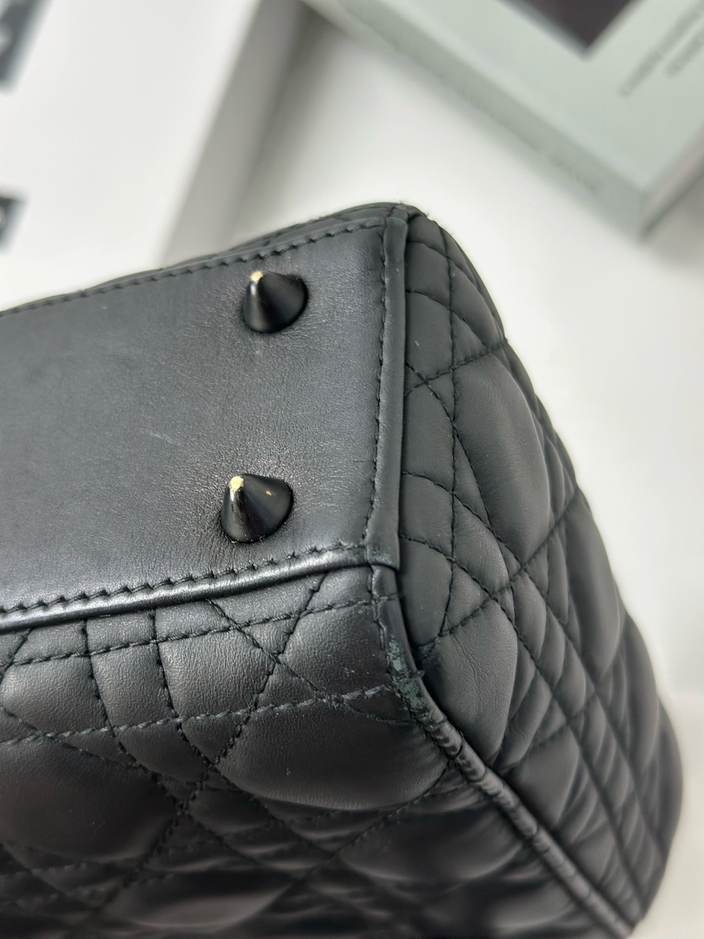 Dior - Lady Dior - Leather - Black - (mini)