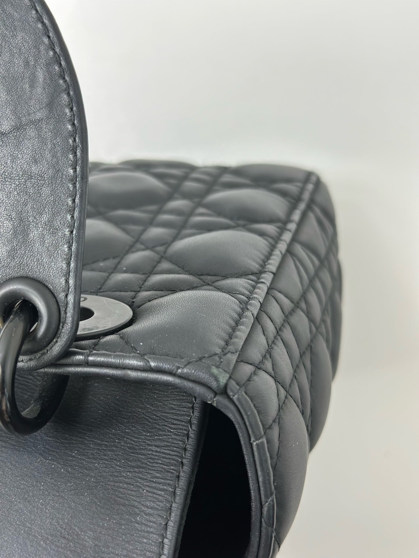 Dior - Lady Dior - Leather - Black - (mini)
