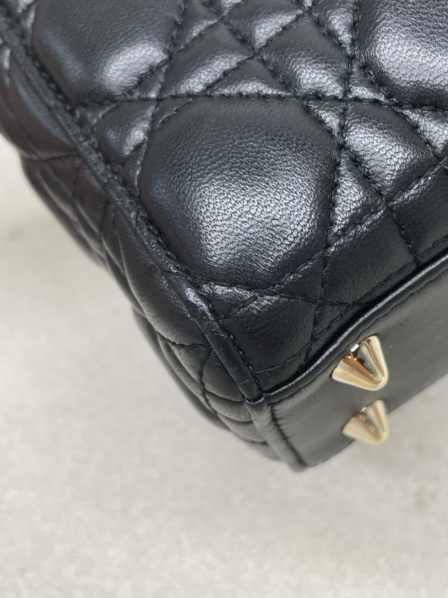 Dior - Lady Dior - Leather - Black - (mini)