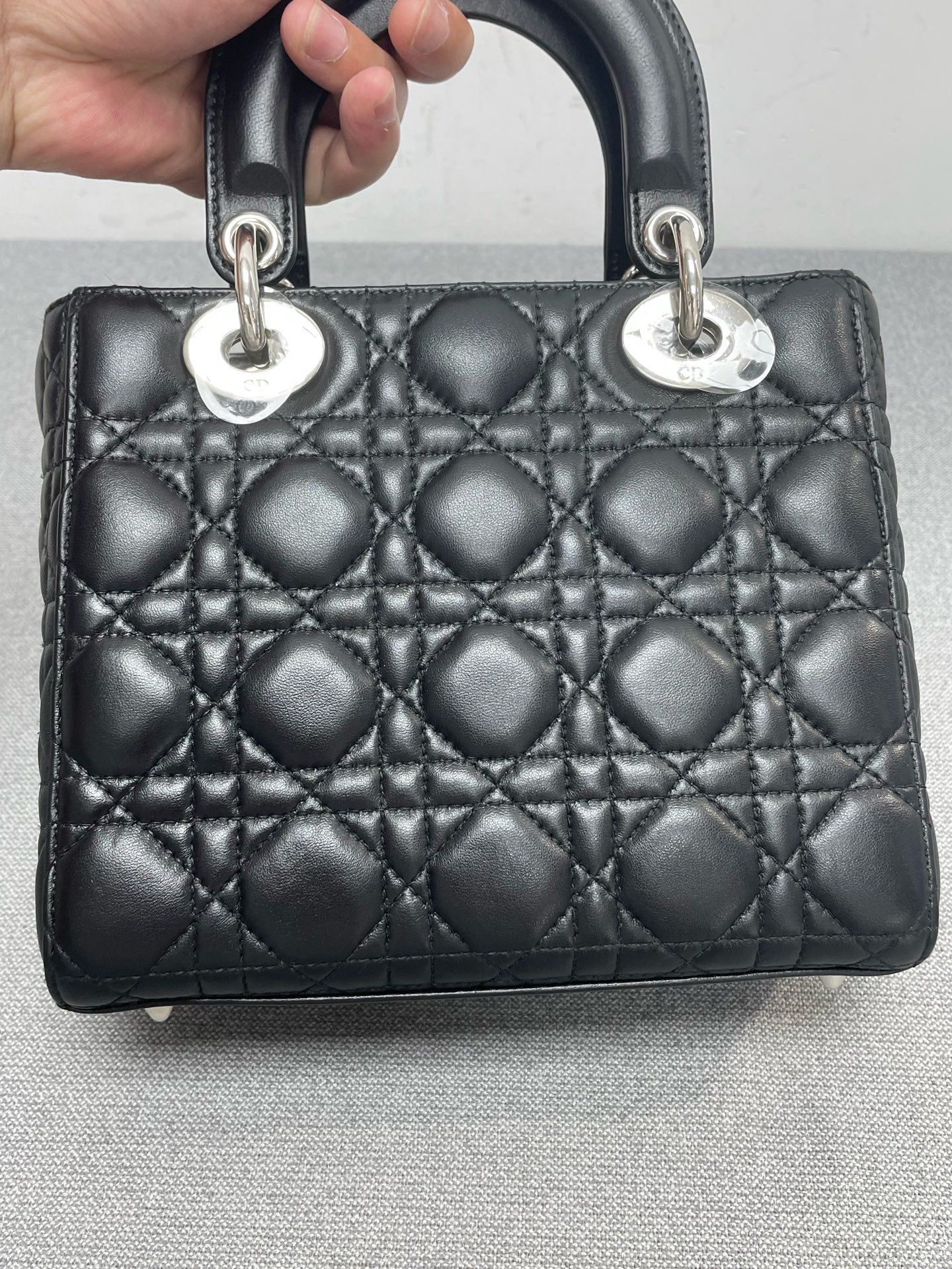 Dior - Lady Dior - Leather - Black - (mini)