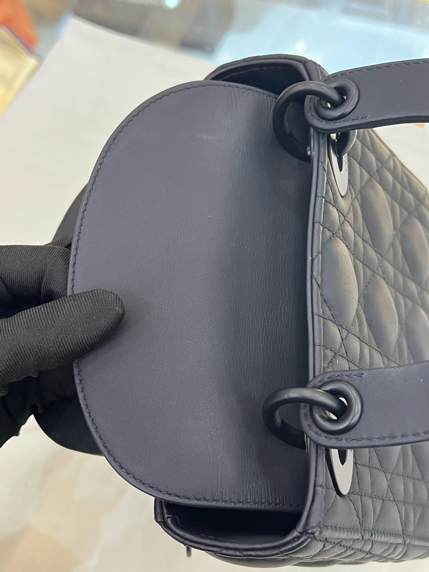 Dior - Lady Dior - Leather - Black - (mini)