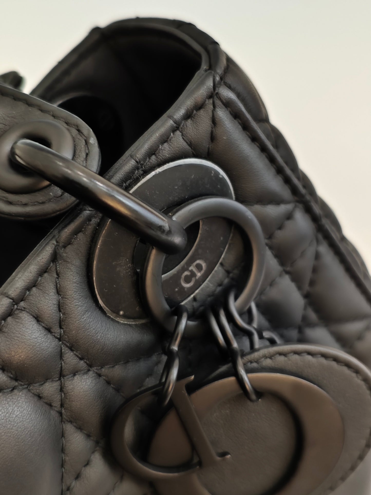 Dior - Lady Dior - Leather - Black - (mini)