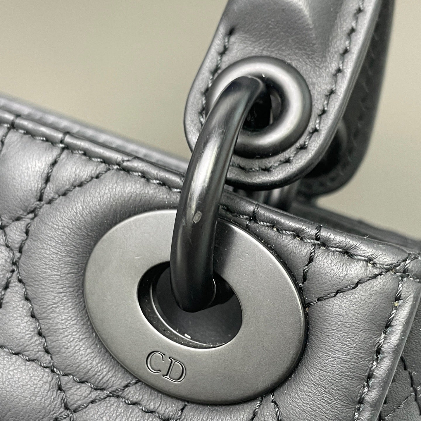 Dior - Lady Dior - Leather - Black - (mini)