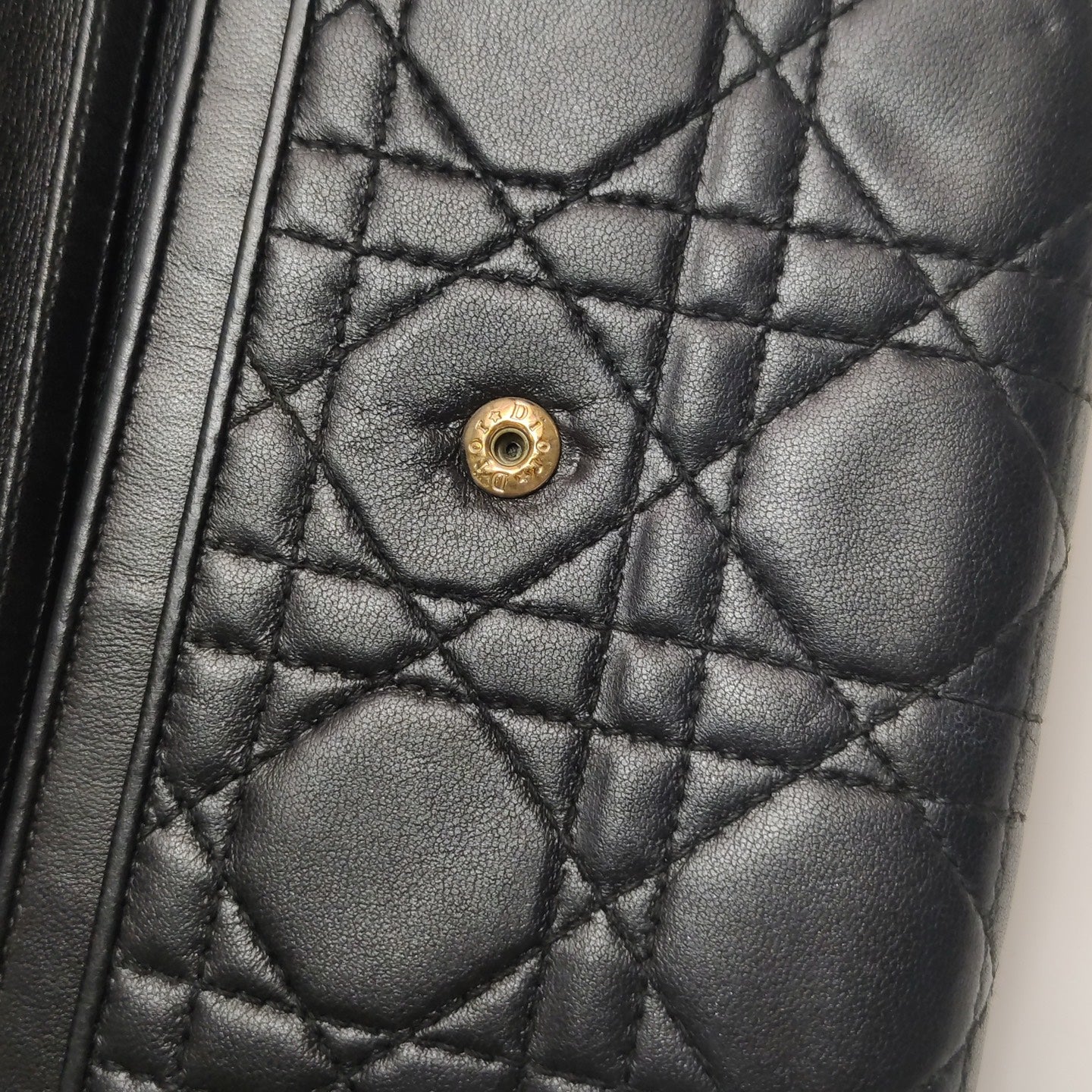 Dior - Lady Dior - Leather - Black - (mini)