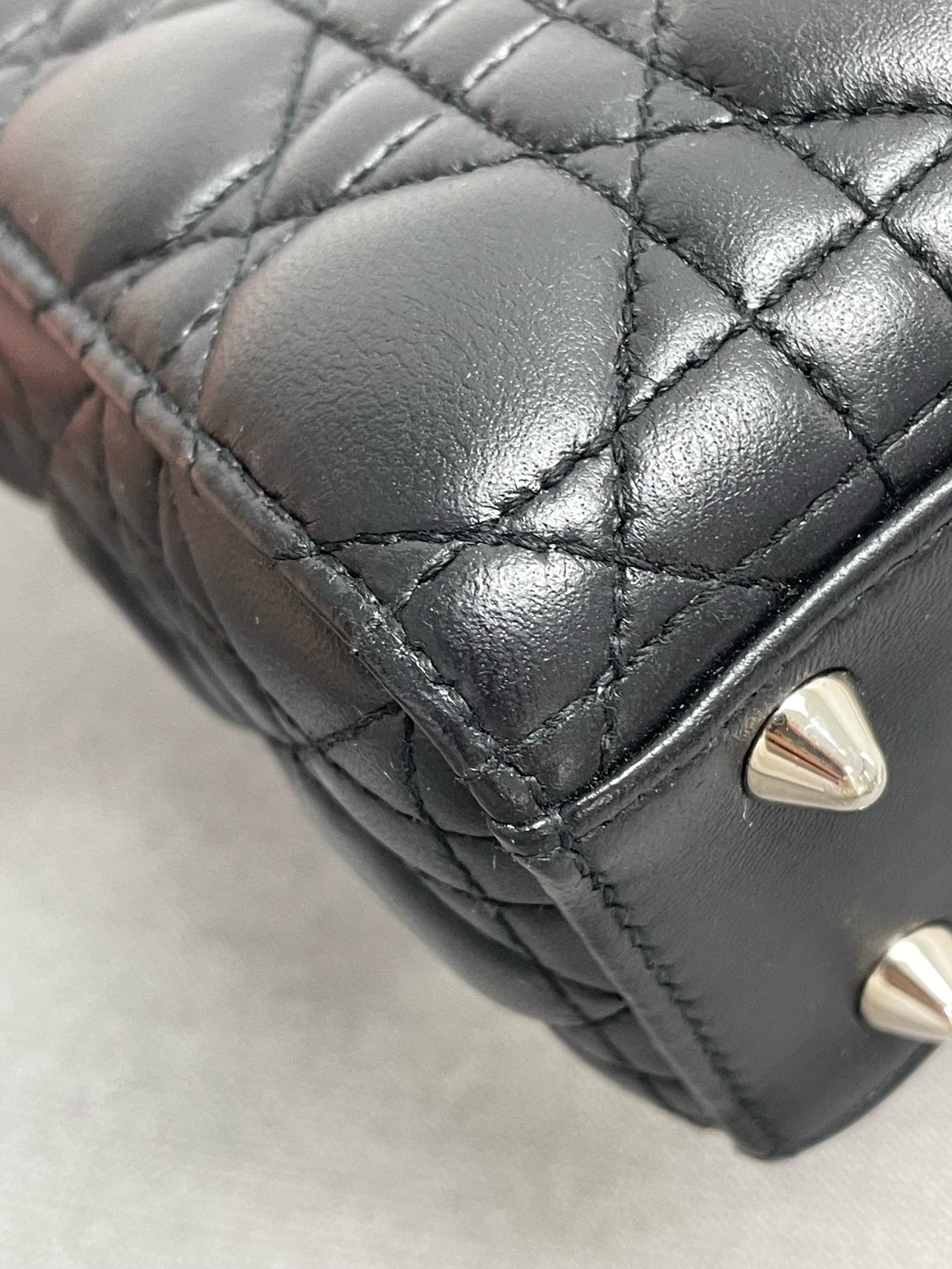 Dior - Lady Dior - Leather - Black - (mini)