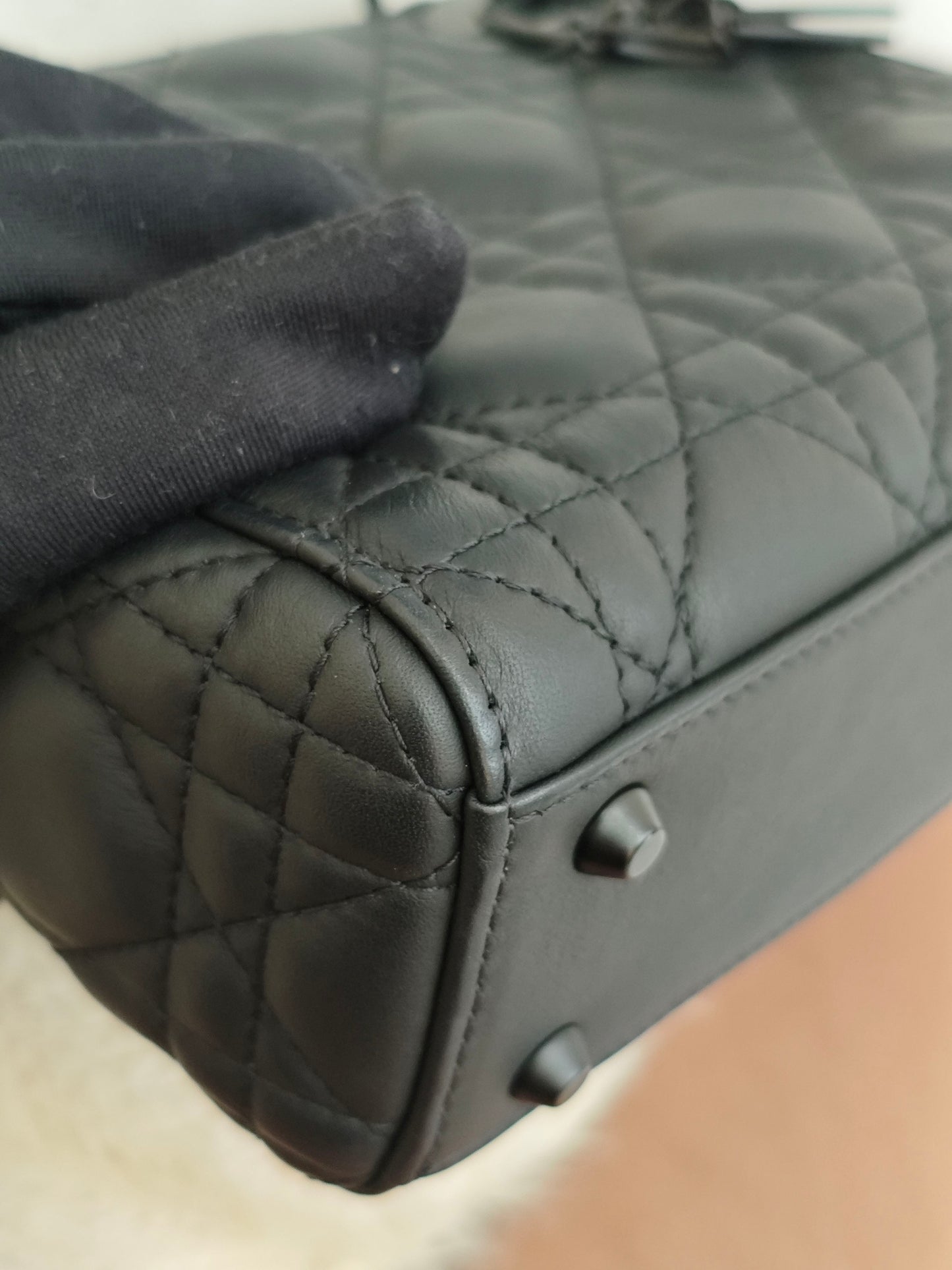 Dior - Lady Dior - Leather - Black - (mini)