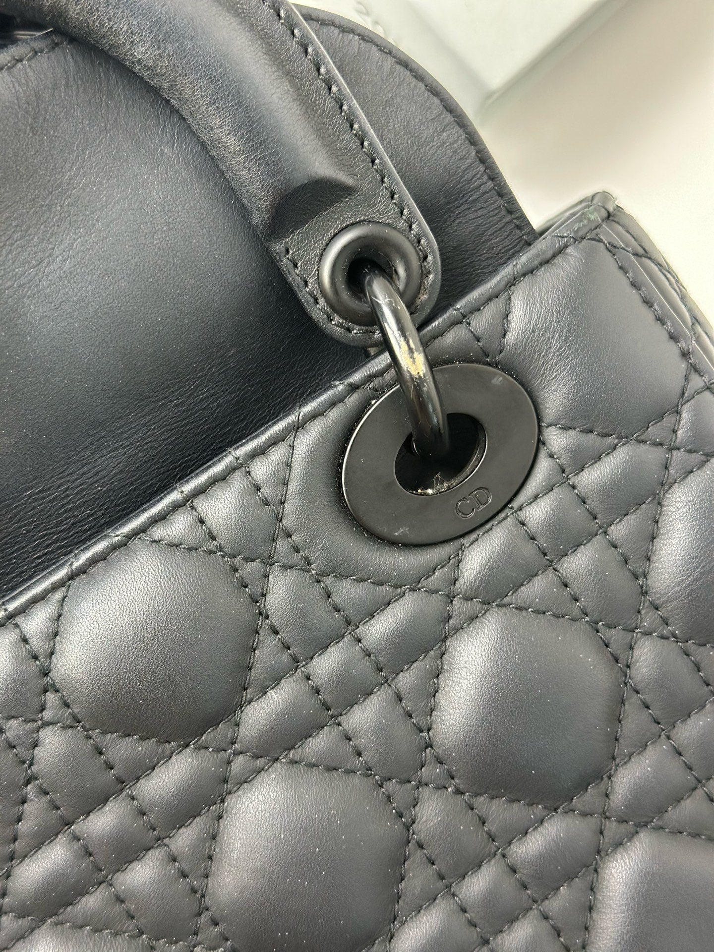 Dior - Lady Dior - Leather - Black - (mini)