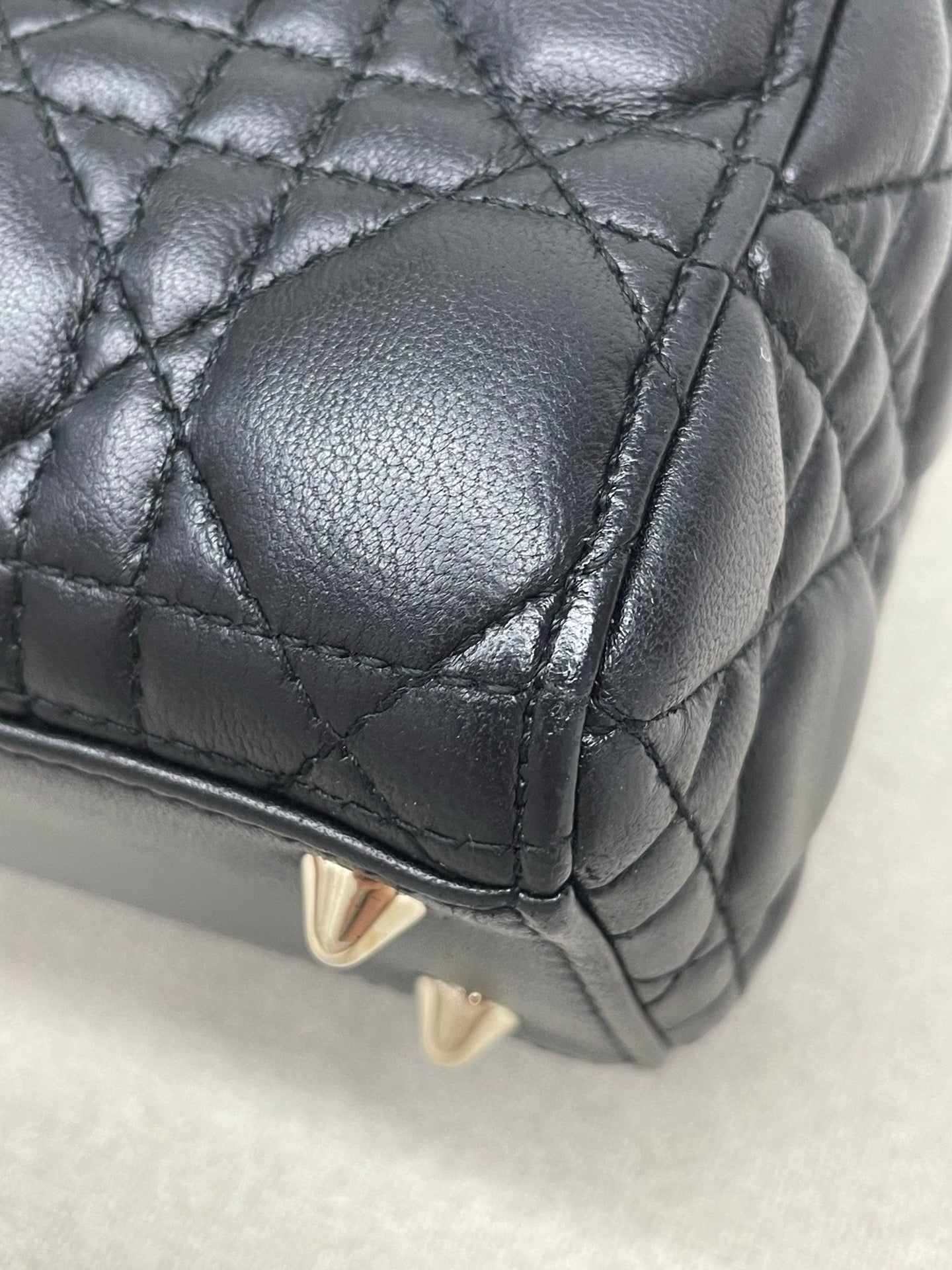 Dior - Lady Dior - Leather - Black - (mini)