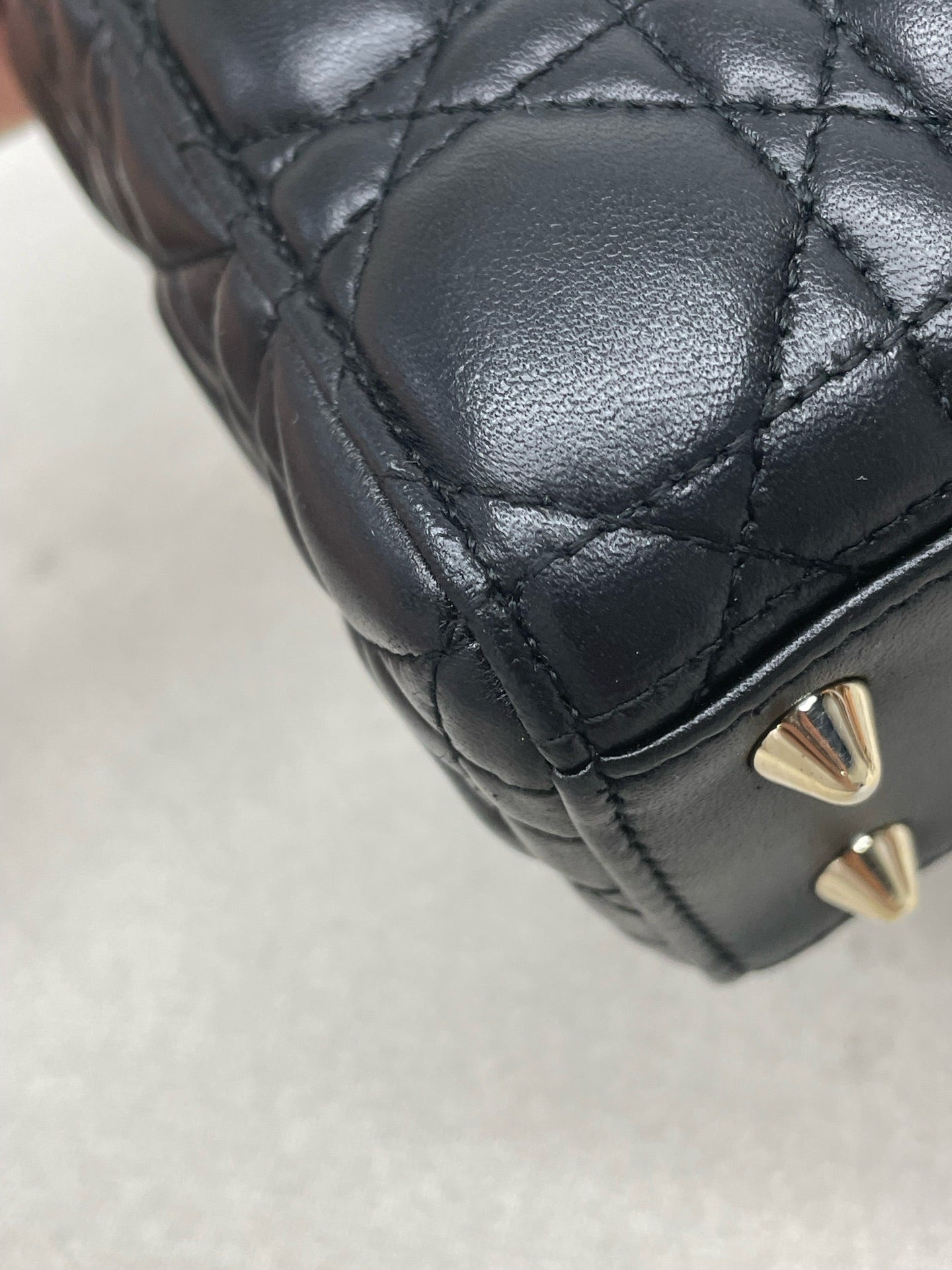 Dior - Lady Dior - Leather - Black - (mini)