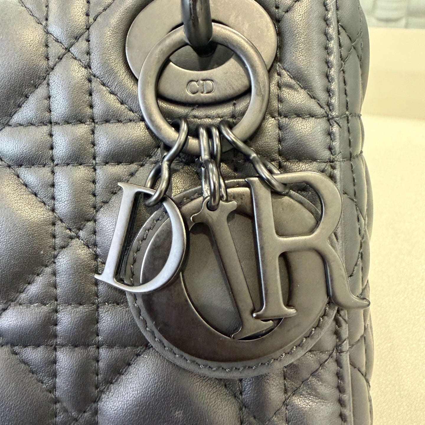 Dior - Lady Dior - Leather - Black - (mini)