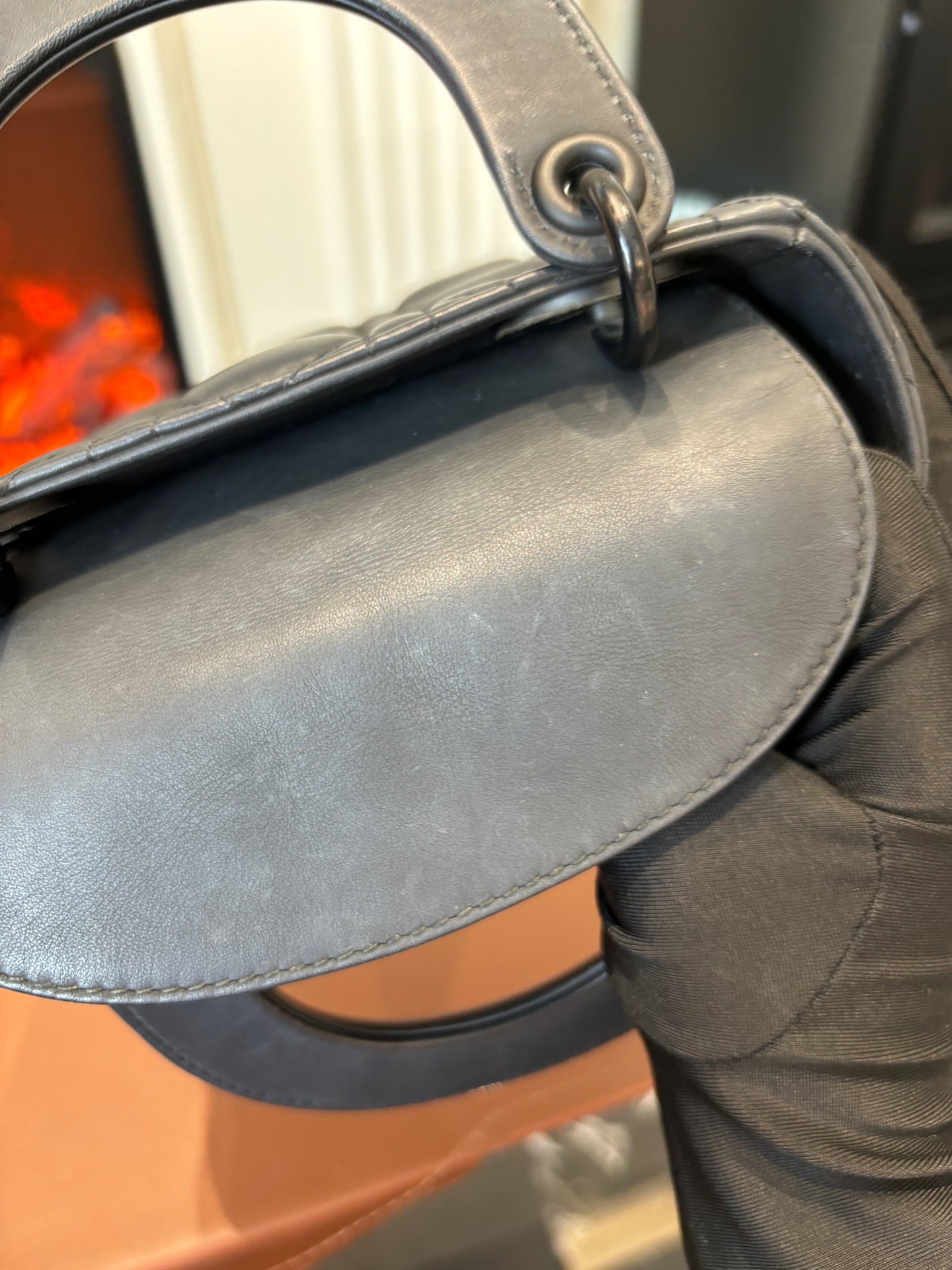 Dior - Lady Dior - Leather - Black - (mini)