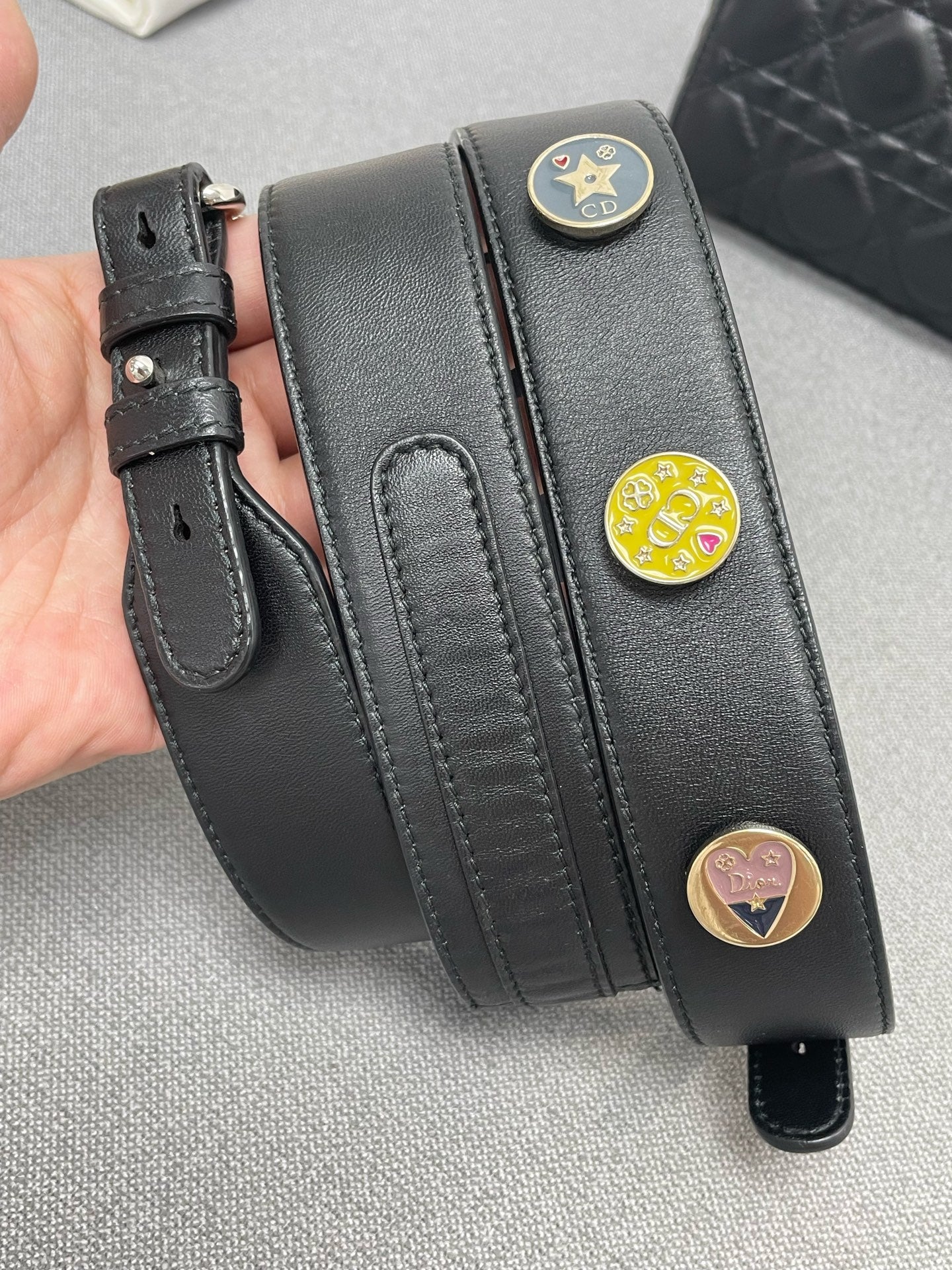 Dior - Lady Dior - Leather - Black - (mini)