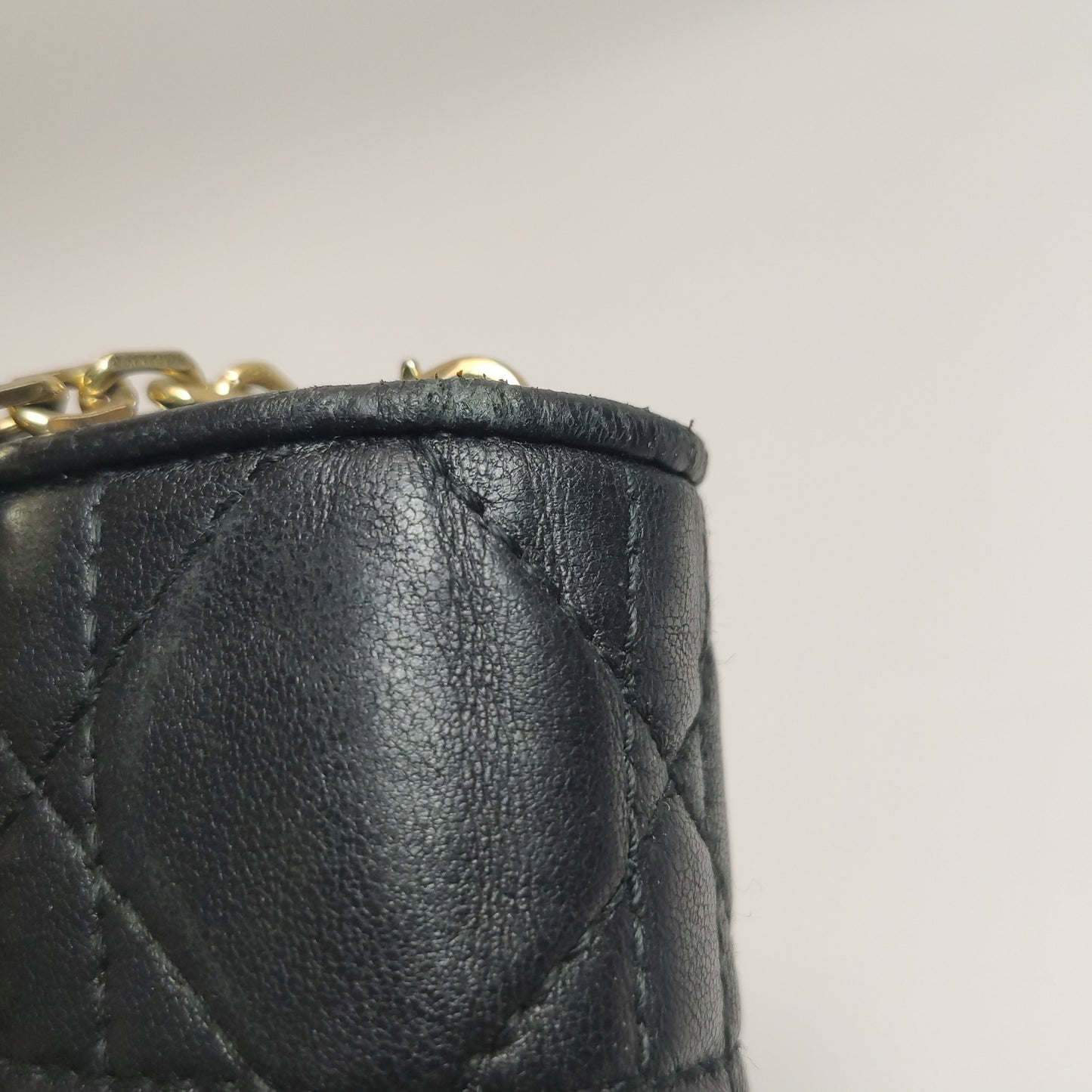 Dior - Lady Dior - Leather - Black - (mini)