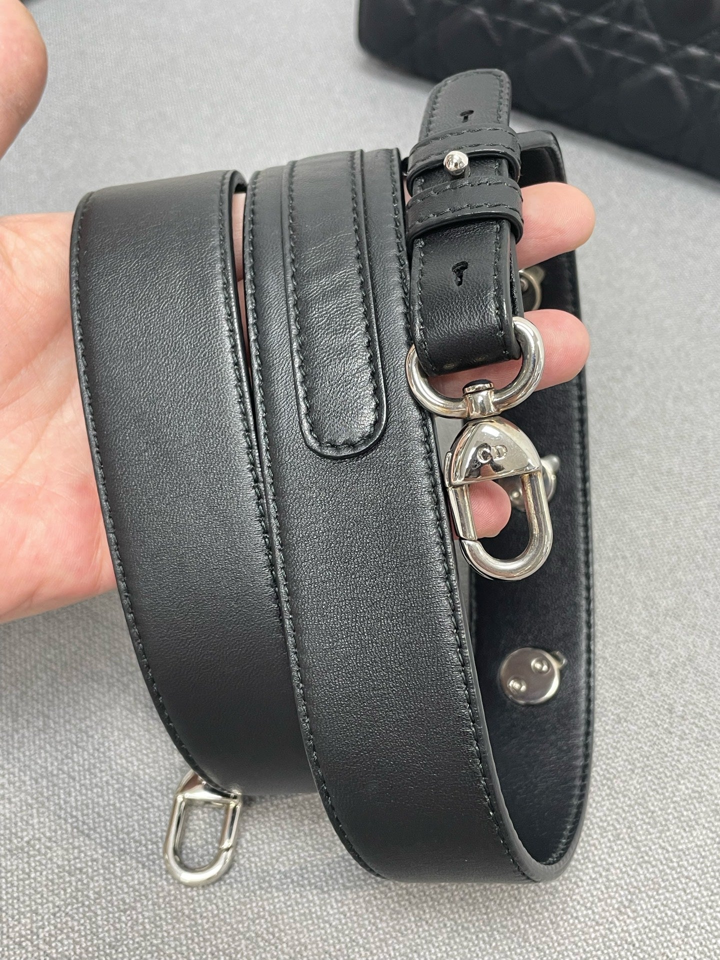 Dior - Lady Dior - Leather - Black - (mini)