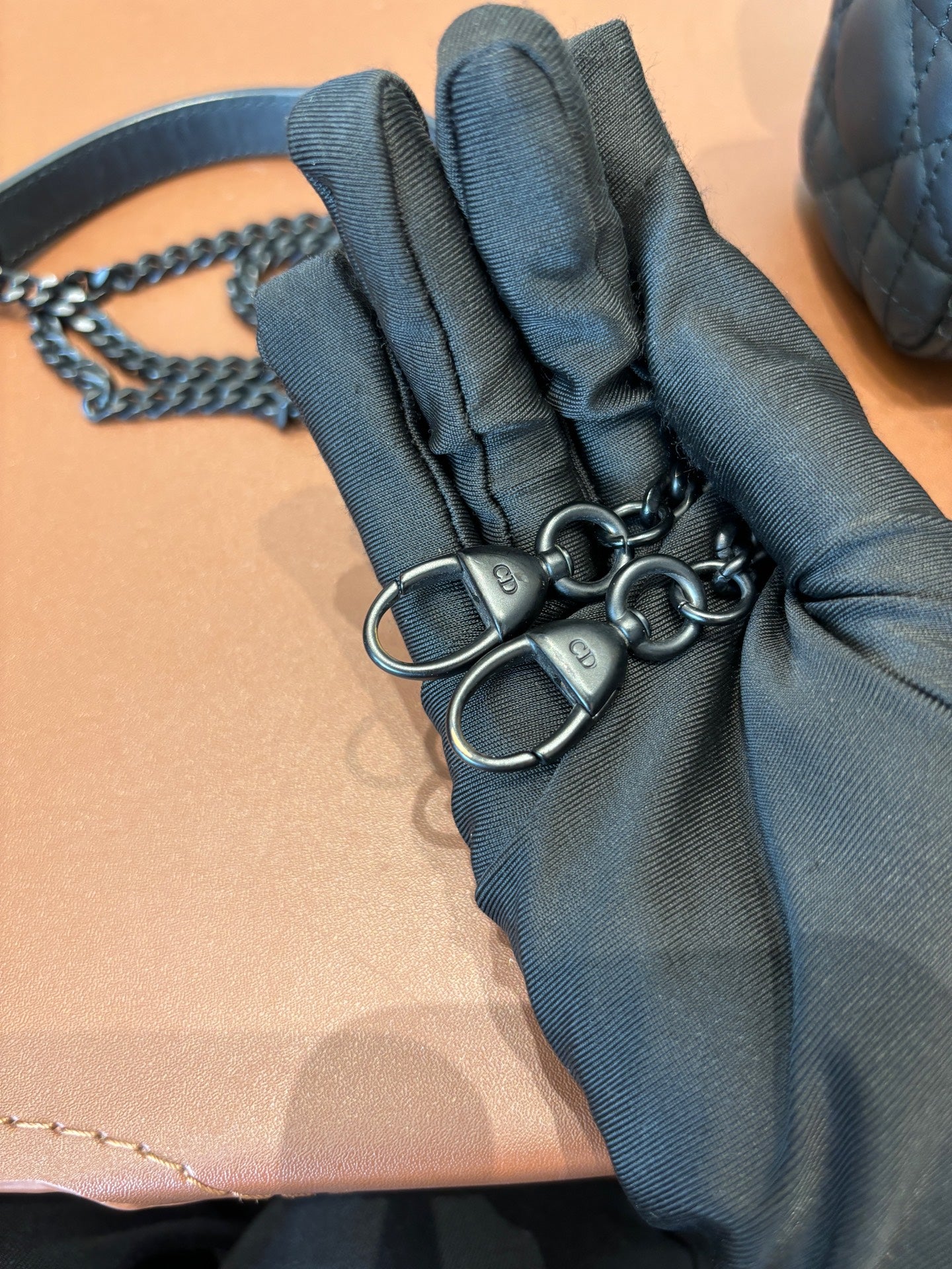 Dior - Lady Dior - Leather - Black - (mini)