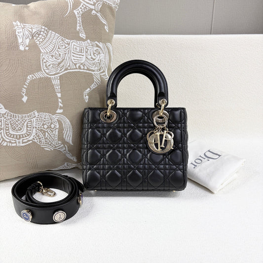 Dior - Lady Dior - Leather - Black - (Other)