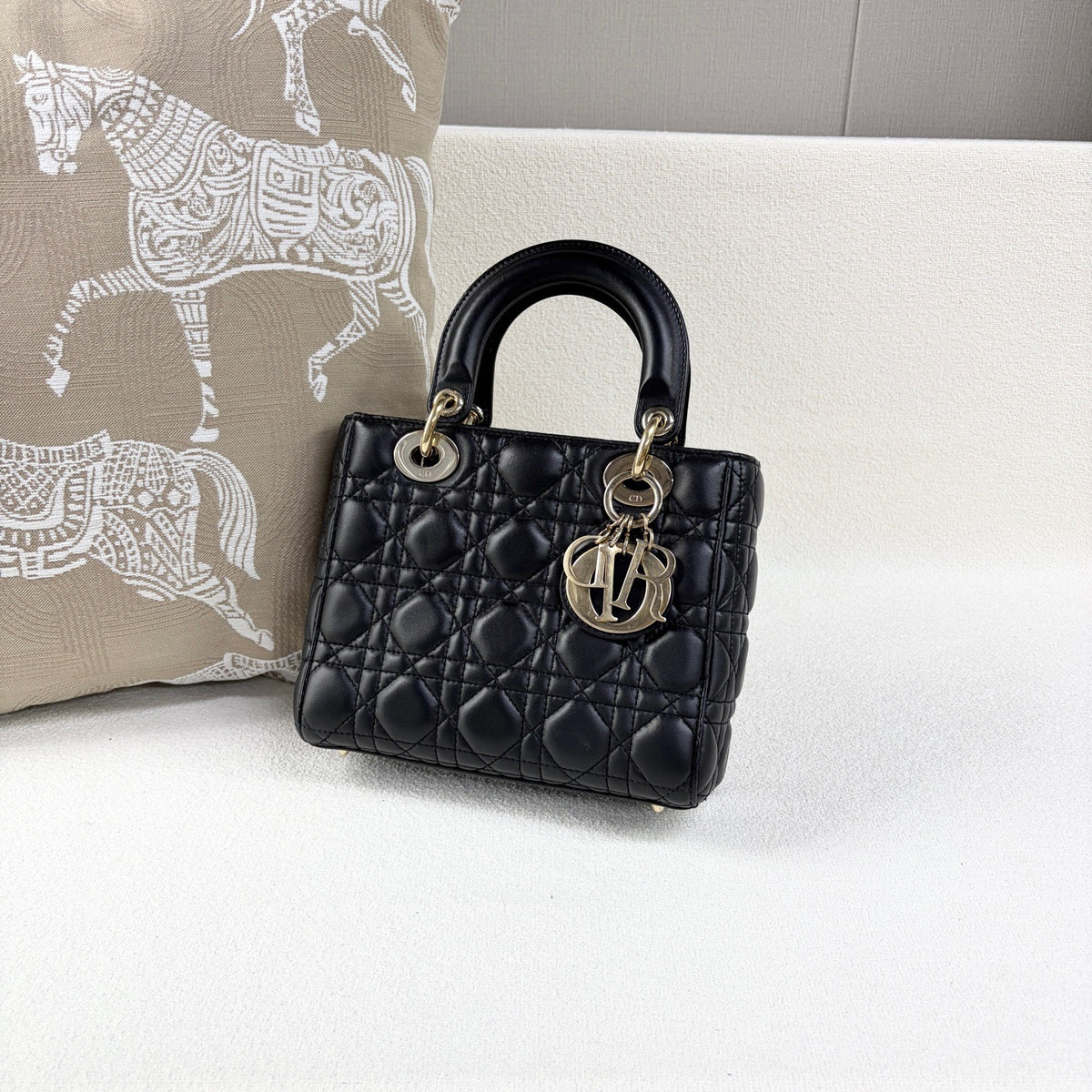 Dior - Lady Dior - Leather - Black - (Other)