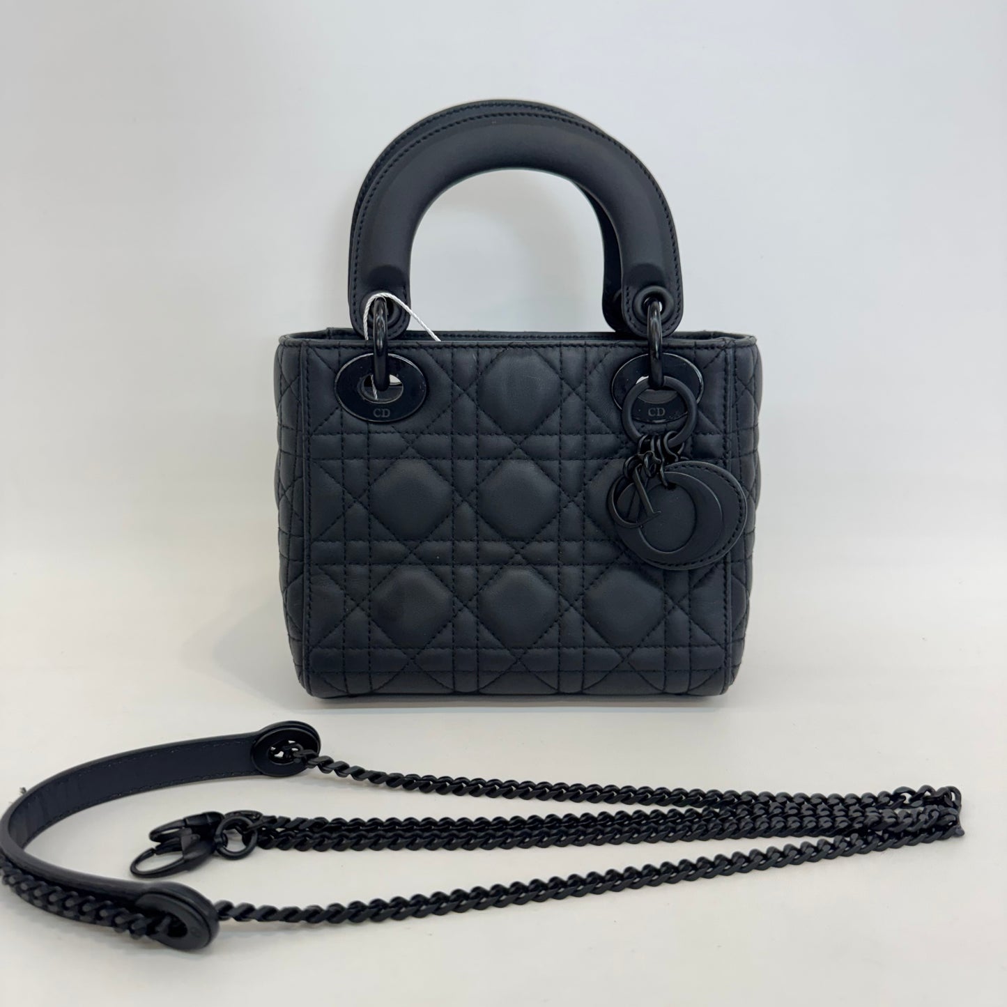 Dior - Lady Dior - Leather - Black - (small)
