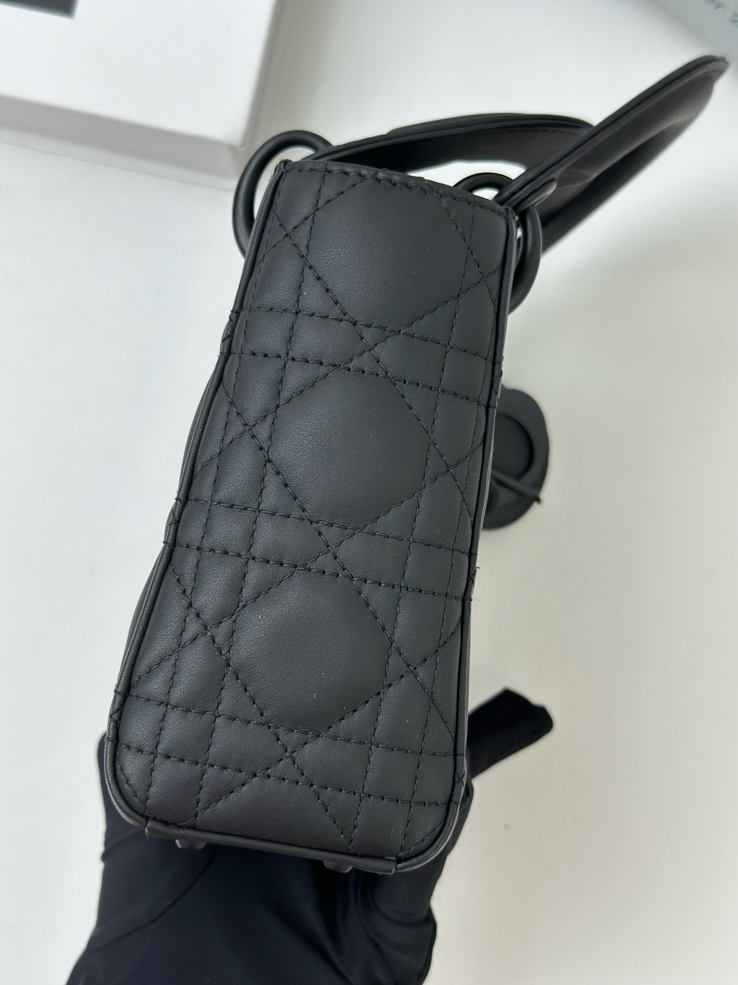Dior - Lady Dior - Leather - Black - (small)
